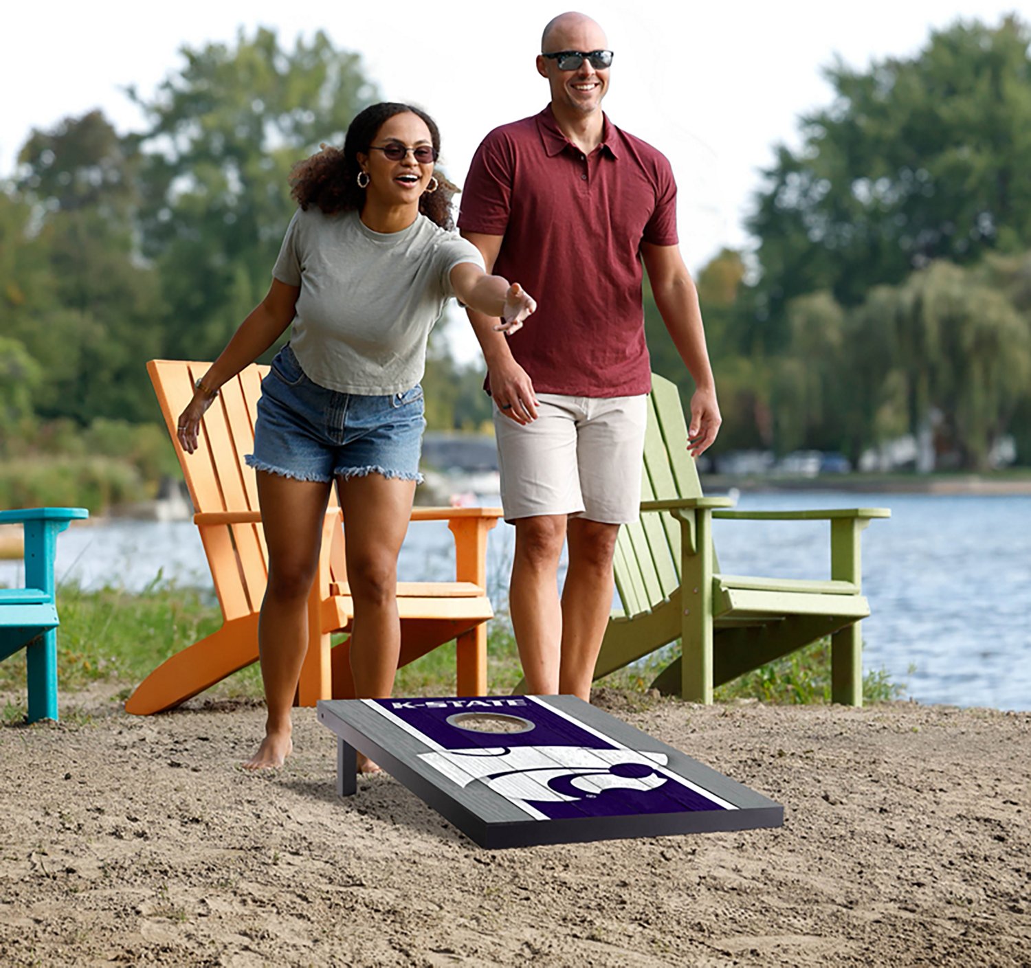 YouTheFan Kansas State MDF 2 ft x 3 ft Cornhole Set - view number 6