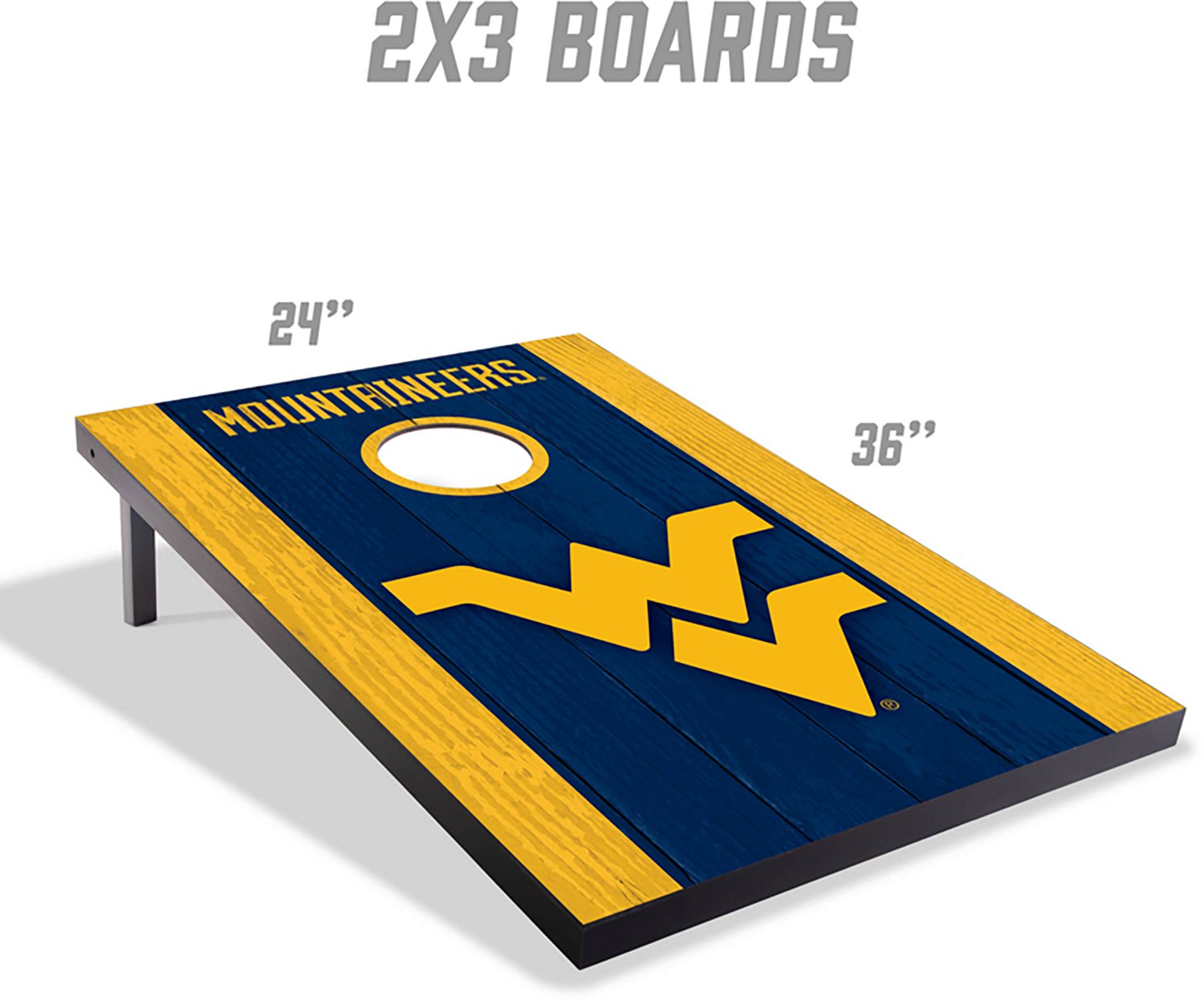 YouTheFan West Virginia MDF 2 ft x 3 ft Cornhole Set - view number 5