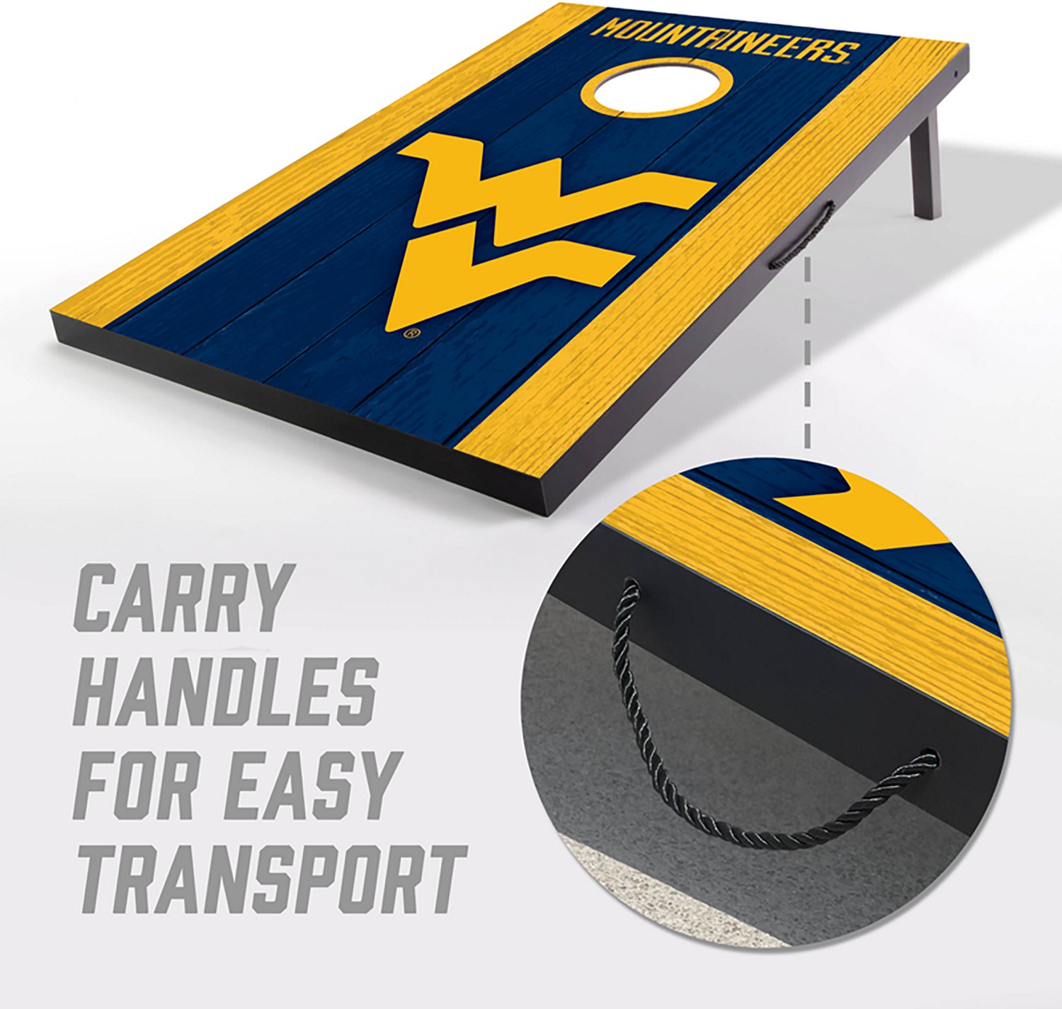 YouTheFan West Virginia MDF 2 ft x 3 ft Cornhole Set - view number 2