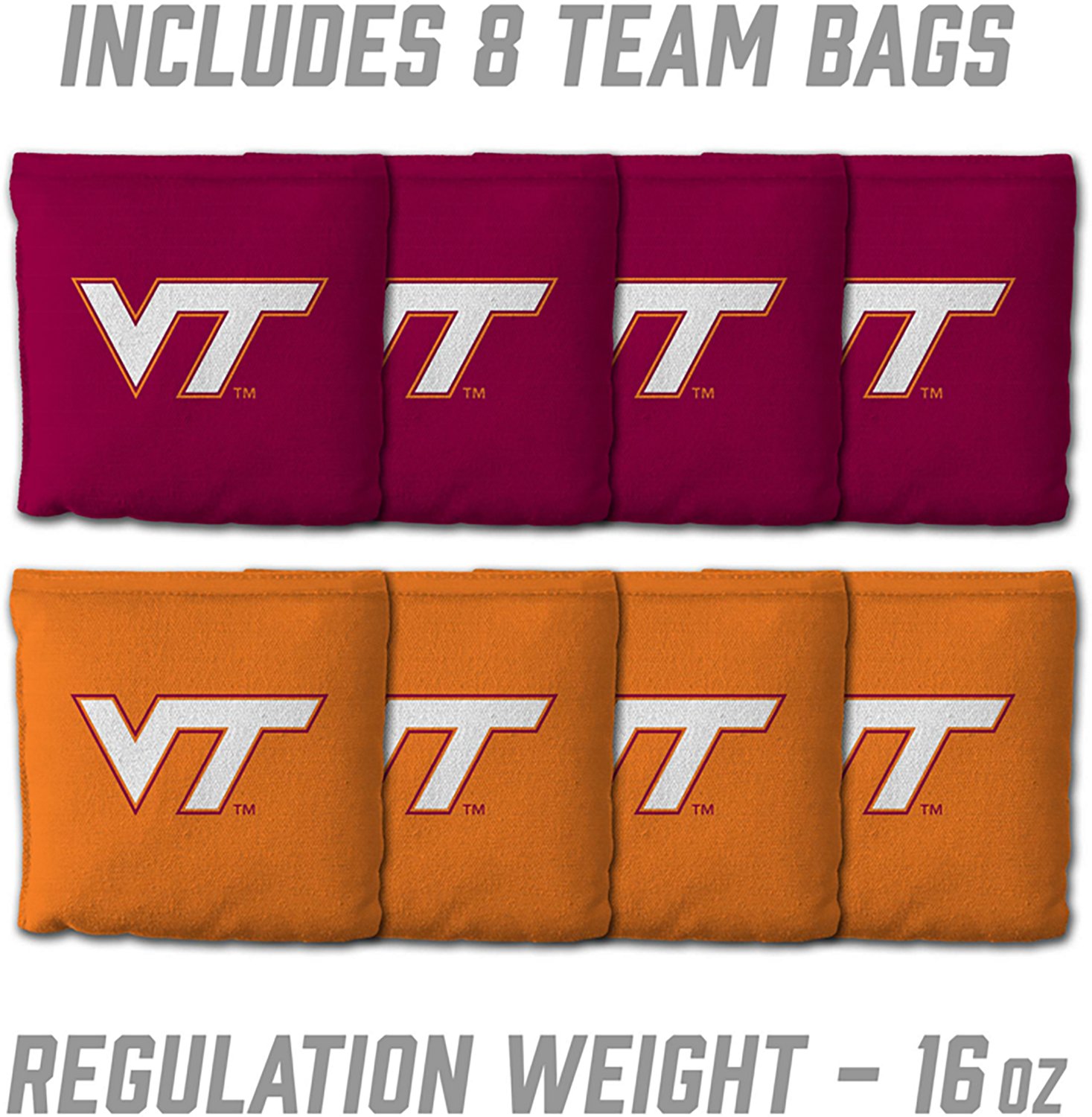 YouTheFan Virginia Tech MDF 2 ft x 3 ft Cornhole Set - view number 4
