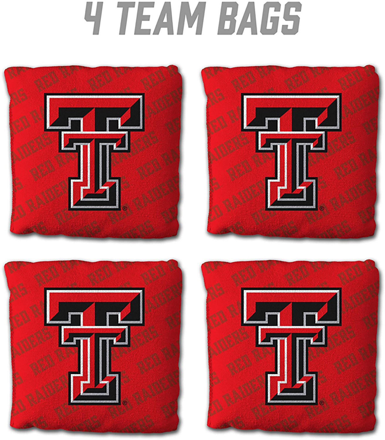 YouTheFan Texas Tech University Licensed Cornhole Bags 4-Pack - view number 2