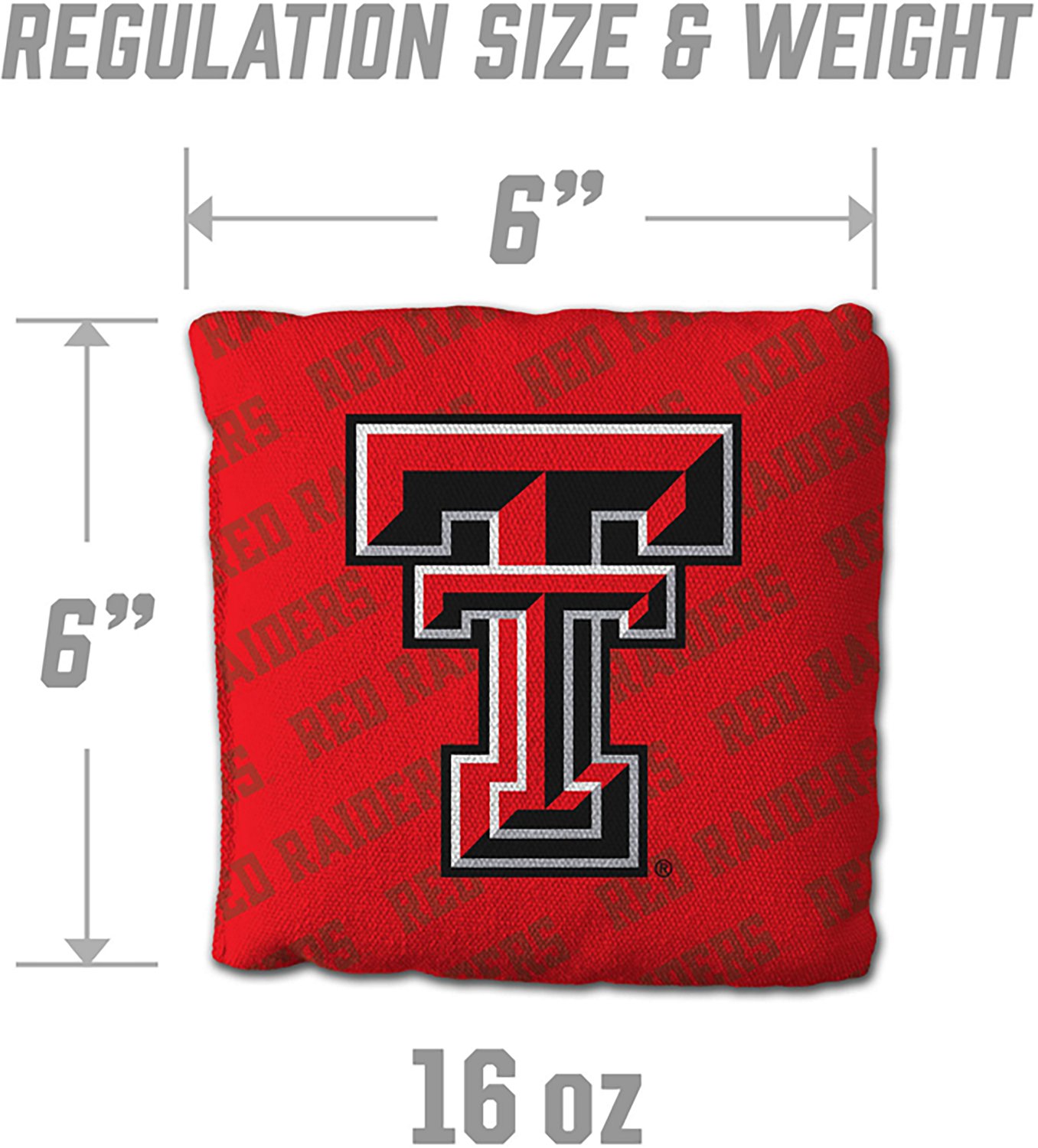 YouTheFan Texas Tech University Licensed Cornhole Bags 4-Pack - view number 3