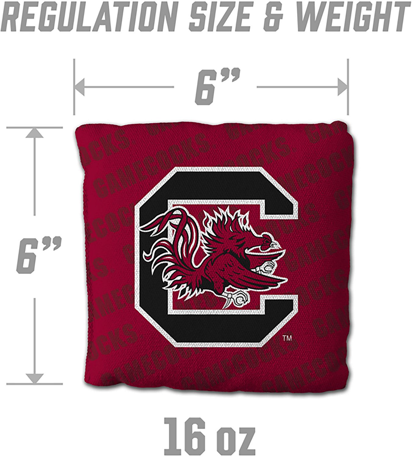 YouTheFan University of South Carolina Licensed Cornhole Bags 4-Pack - view number 3