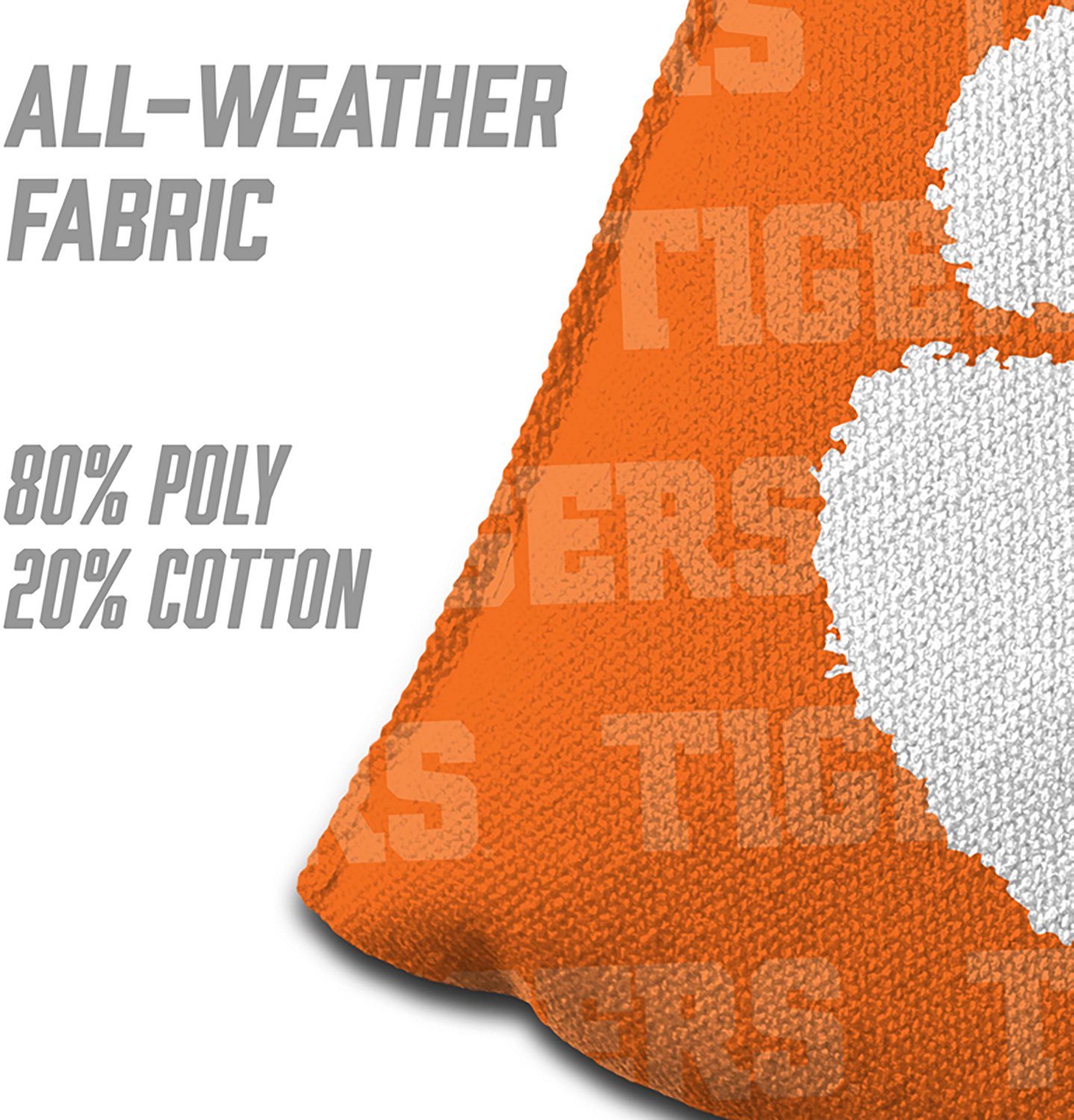 YouTheFan Clemson University Licensed Cornhole Bags 4-Pack - view number 5