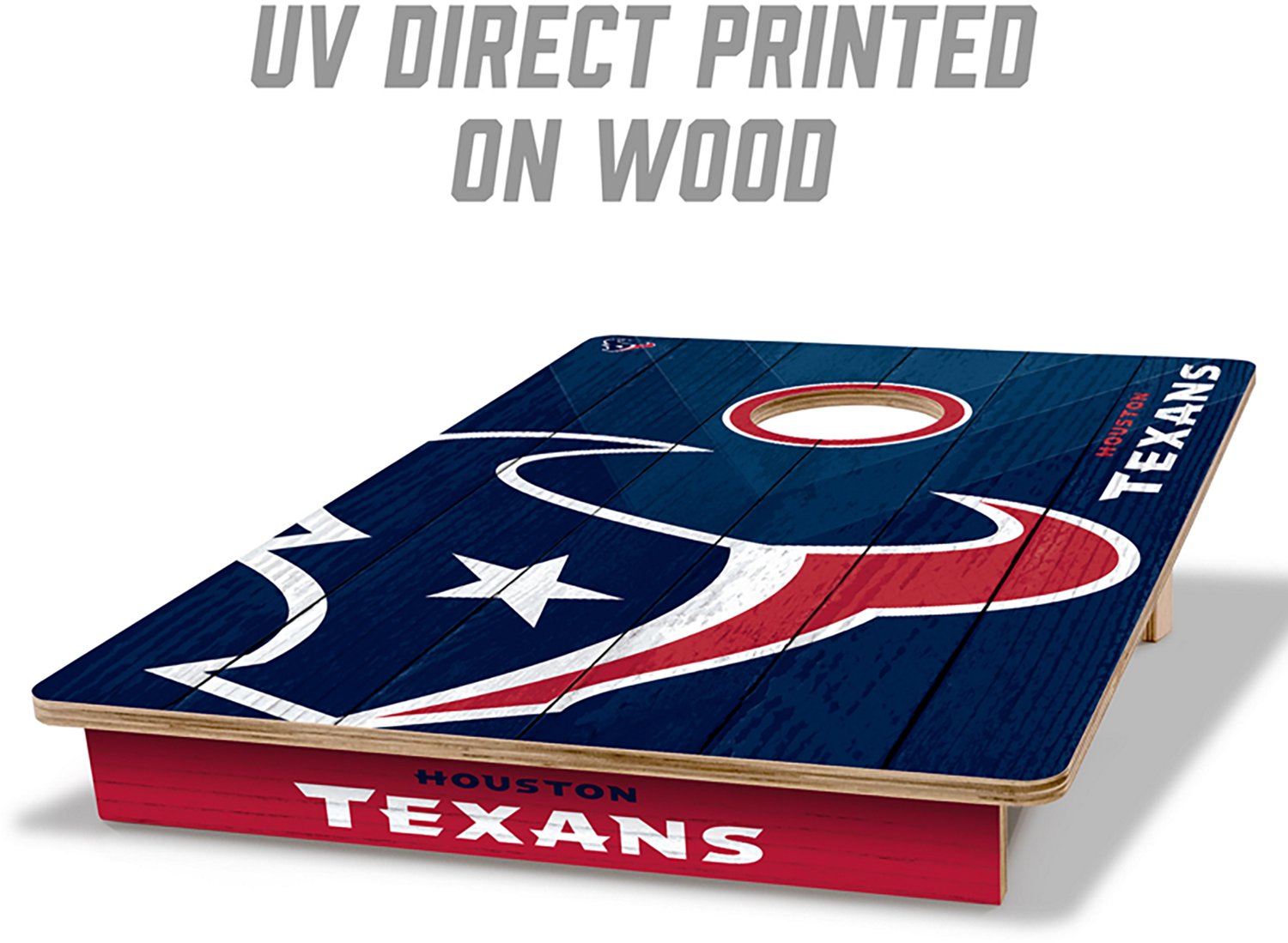 YouTheFan Texans Solid Wood 2 ft x 3 ft Cornhole Set - view number 2