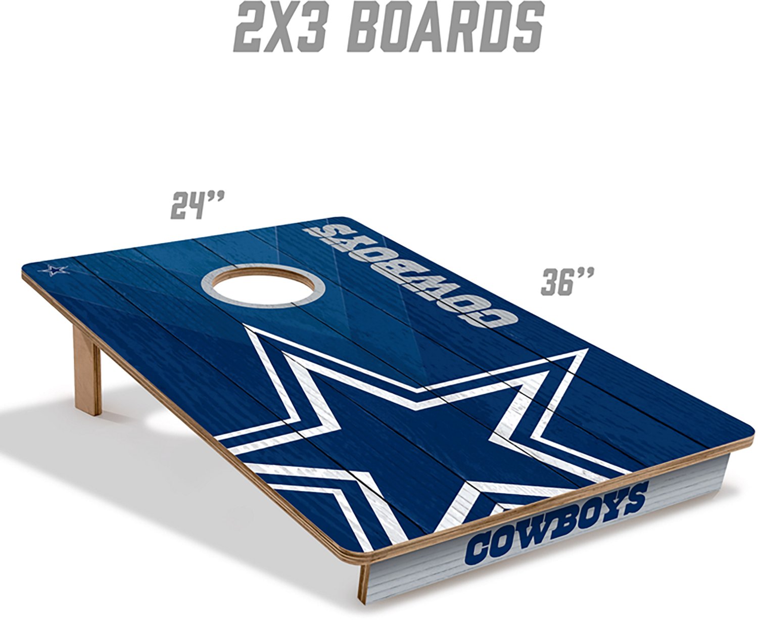 YouTheFan Cowboys Solid Wood 2 ft x 3 ft Cornhole Set - view number 5