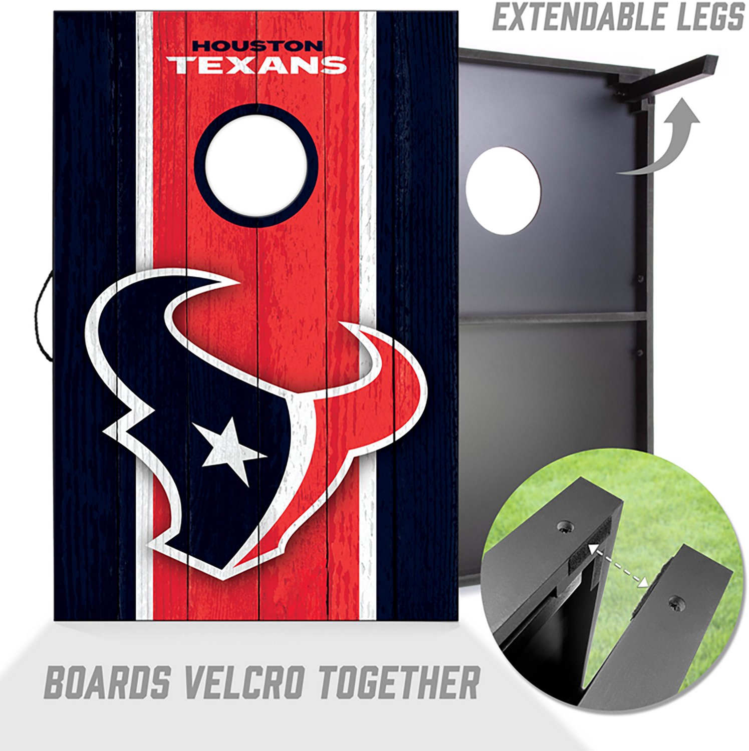 YouTheFan Texans MDF 2 ft x 3 ft Cornhole Set - view number 3