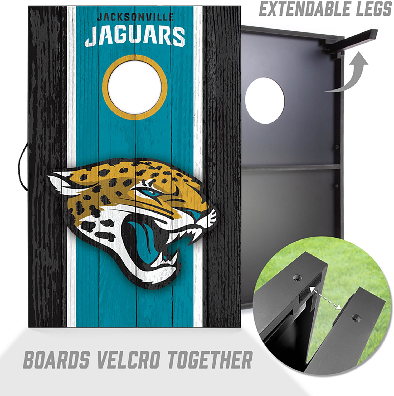 YouTheFan Jaguars MDF 2 ft x 3 ft Cornhole Set - view number 3