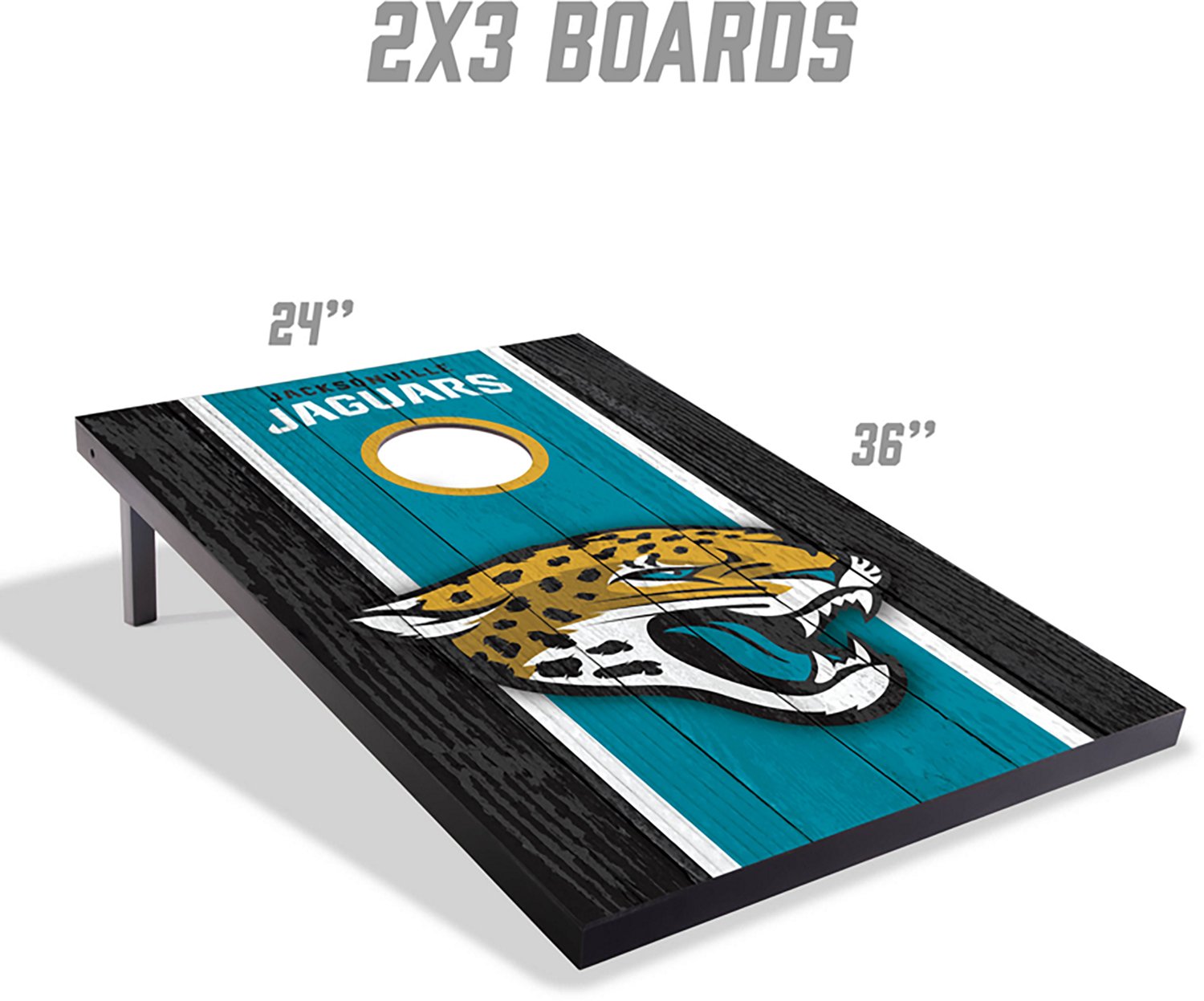 YouTheFan Jaguars MDF 2 ft x 3 ft Cornhole Set - view number 5