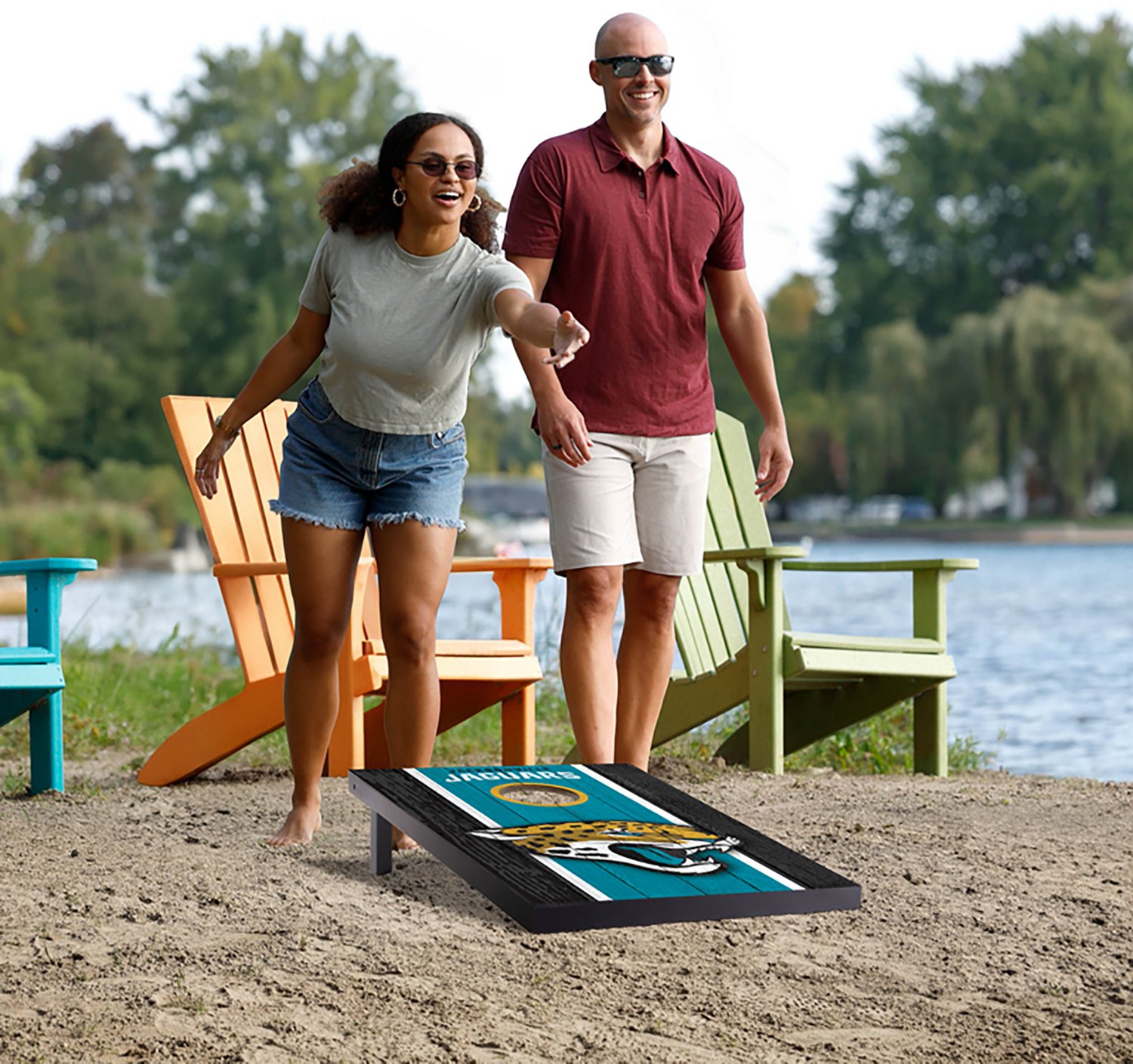YouTheFan Jaguars MDF 2 ft x 3 ft Cornhole Set - view number 6