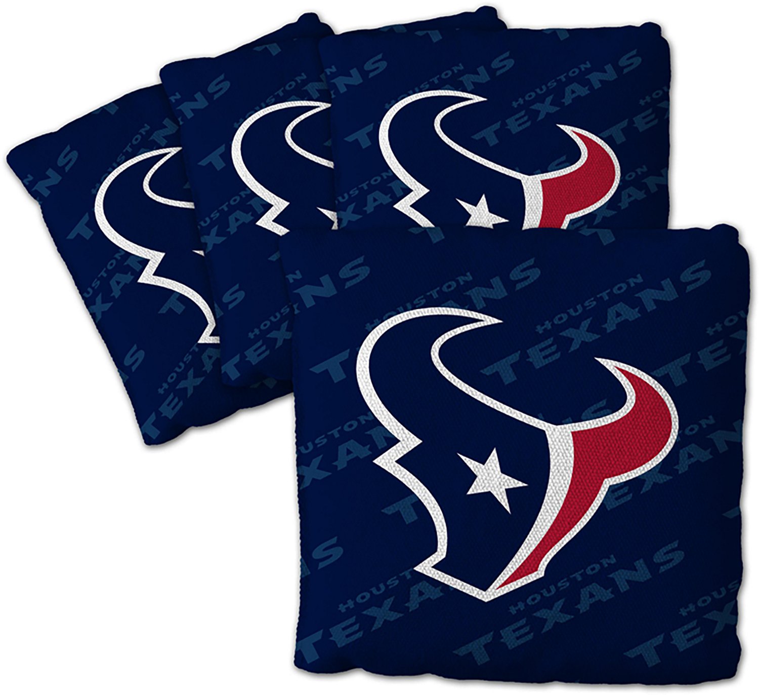 YouTheFan Houston Texans Licensed Cornhole Bags 4-Pack
