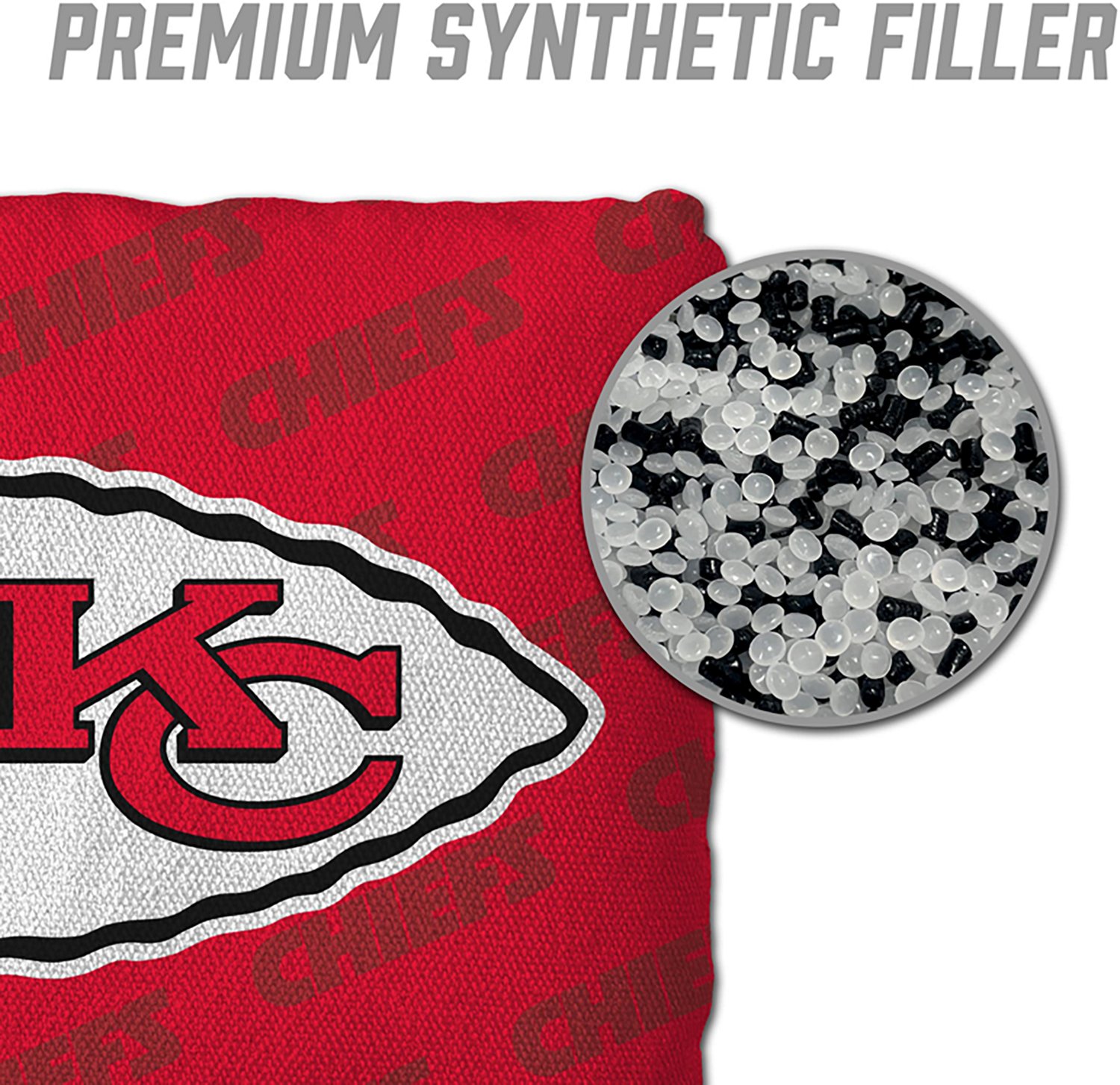 YouTheFan Kansas City Chiefs Licensed Cornhole Bags 4-Pack - view number 4