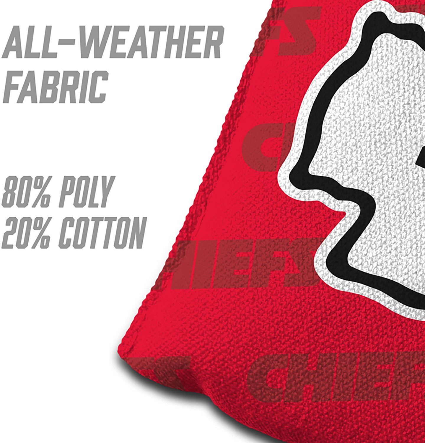 YouTheFan Kansas City Chiefs Licensed Cornhole Bags 4-Pack - view number 5