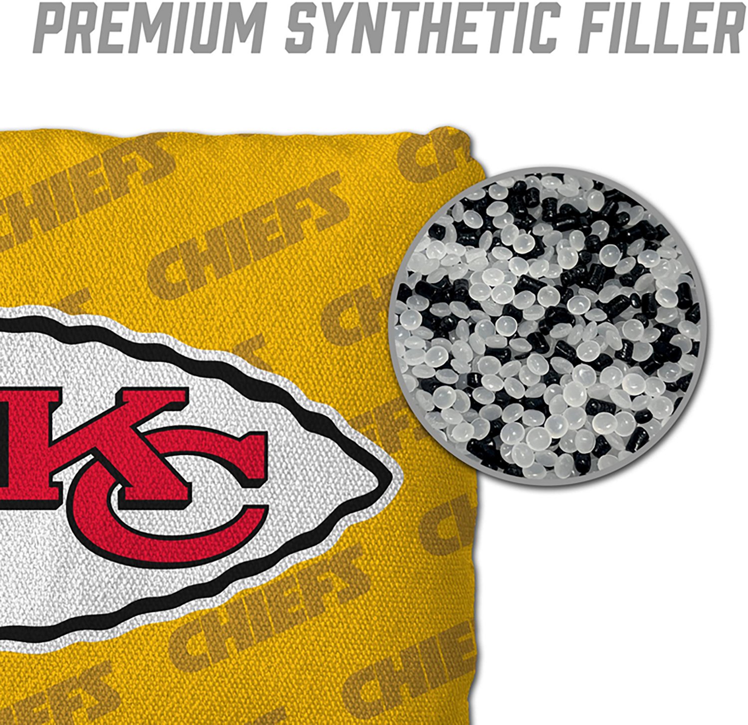 YouTheFan Kansas City Chiefs Licensed Cornhole Bags 4-Pack - view number 4