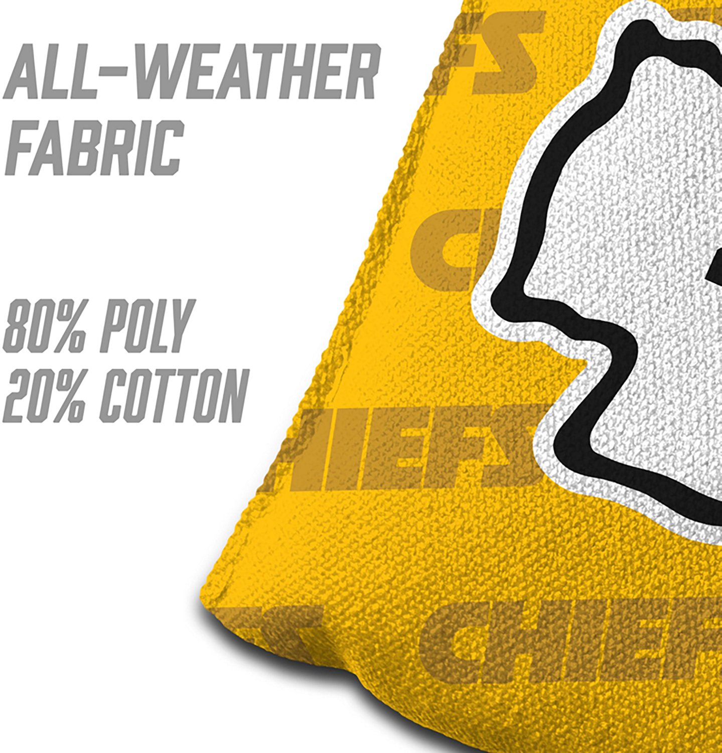 YouTheFan Kansas City Chiefs Licensed Cornhole Bags 4-Pack - view number 5