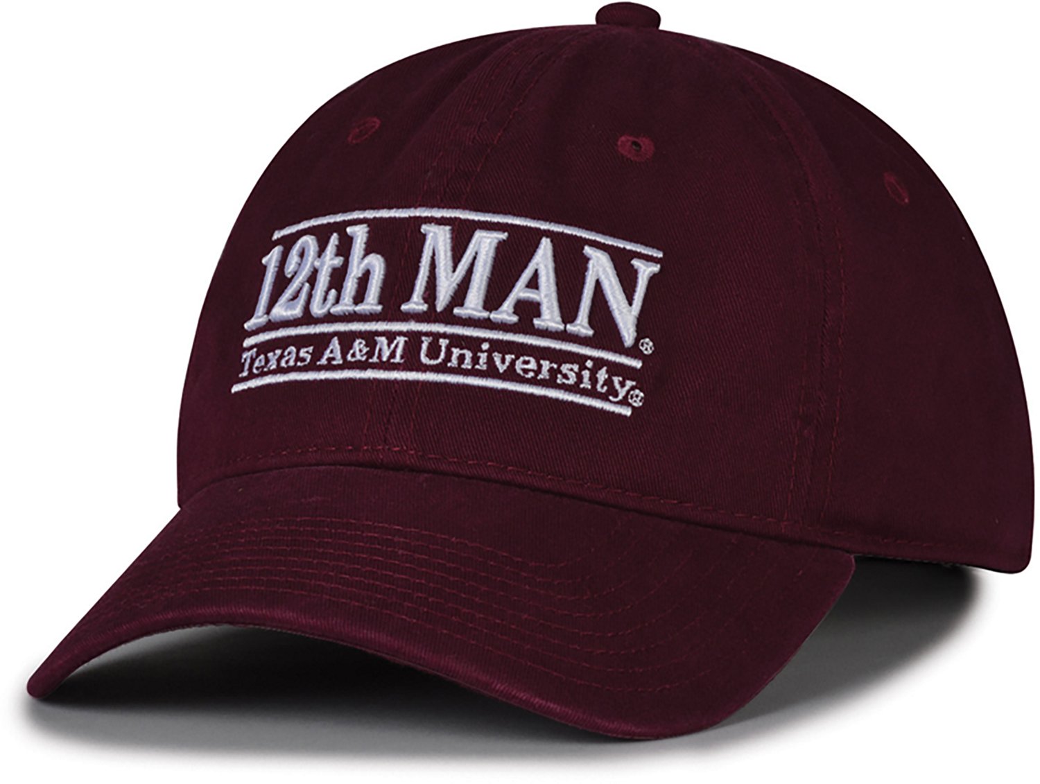 The Game Adults' Texas A&M Aggies 12th Man Twill Game Bar Cap - view number 3