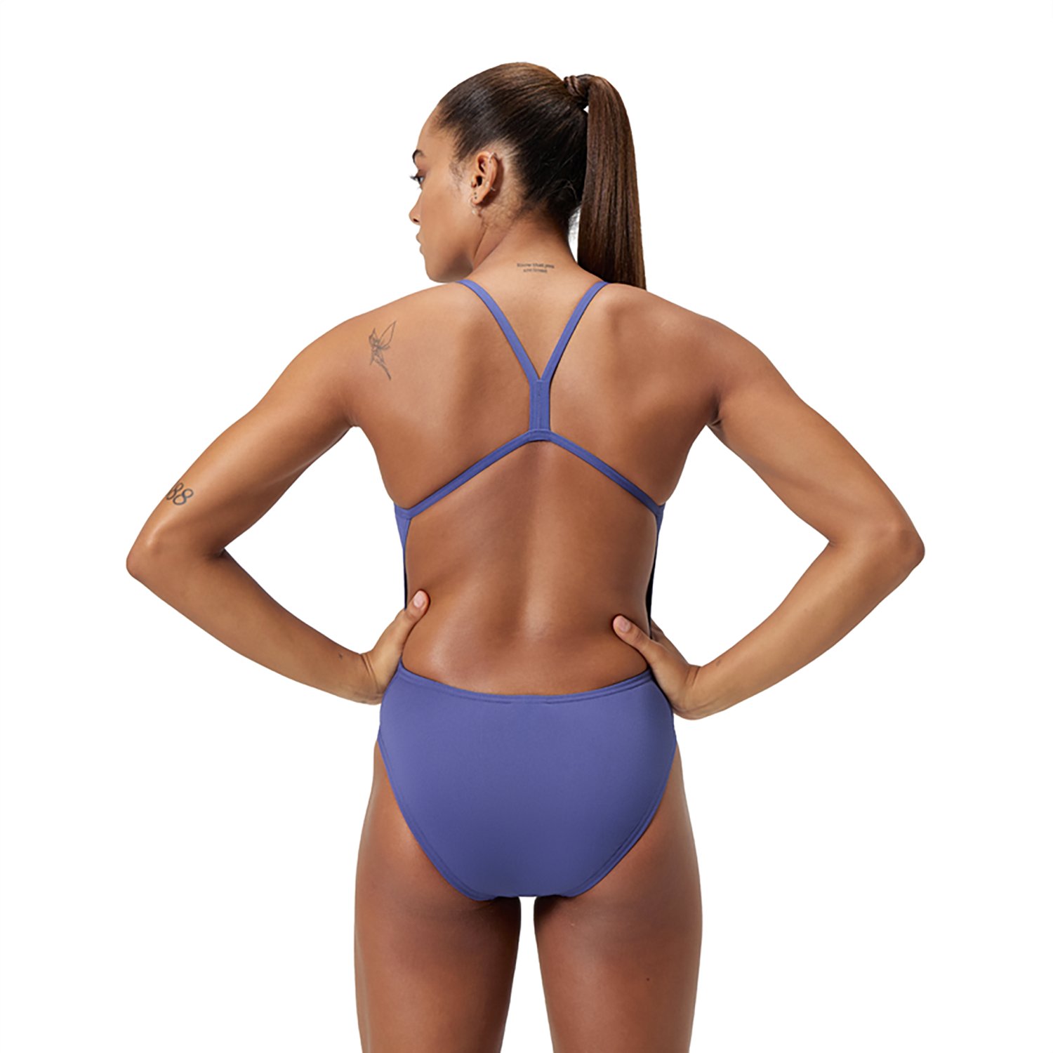 Speedo Women's Solid V-Back One-Piece Competitive Swimsuit - view number 2