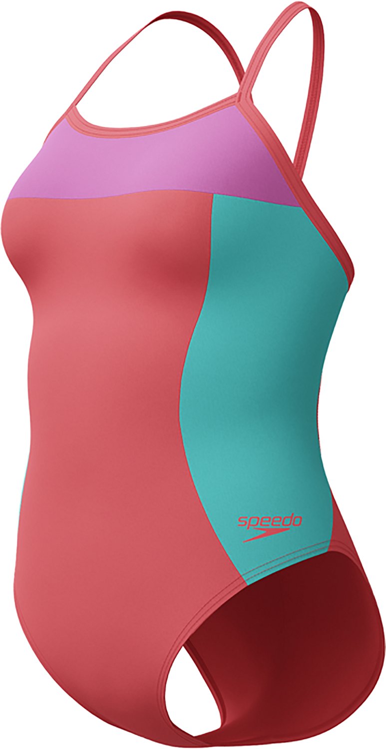 Speedo Women's Colorblock Propel Back One-Piece Competitive Swimsuit - view number 5