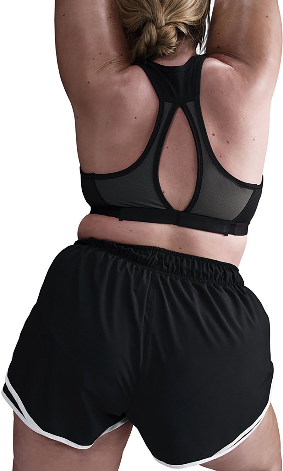 Nike Women's Tempo Dri-FIT Mid Rise Plus Size Running Shorts 3 in - view number 4