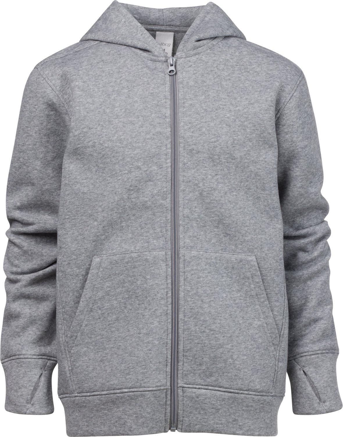BCG Boys' Lifestyle Essential Cotton Fleece Full Zip Hoodie - view number 2