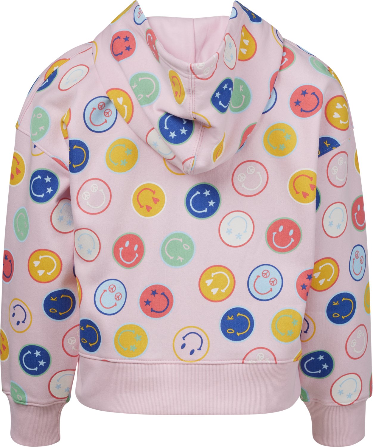 BCG Girls' Cotton Fleece Smiles Print Full Zip Hoodie - view number 2