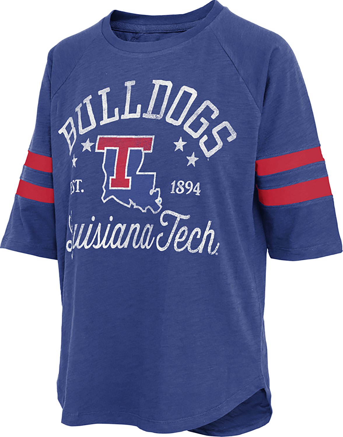 Pressbox Women's Louisiana Tech Academy Slub T-shirt