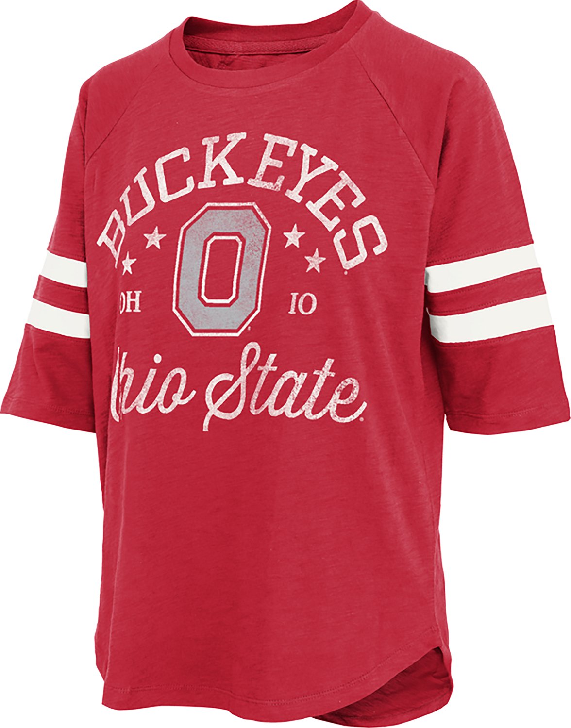Pressbox Women's Ohio State Academy Slub T-shirt