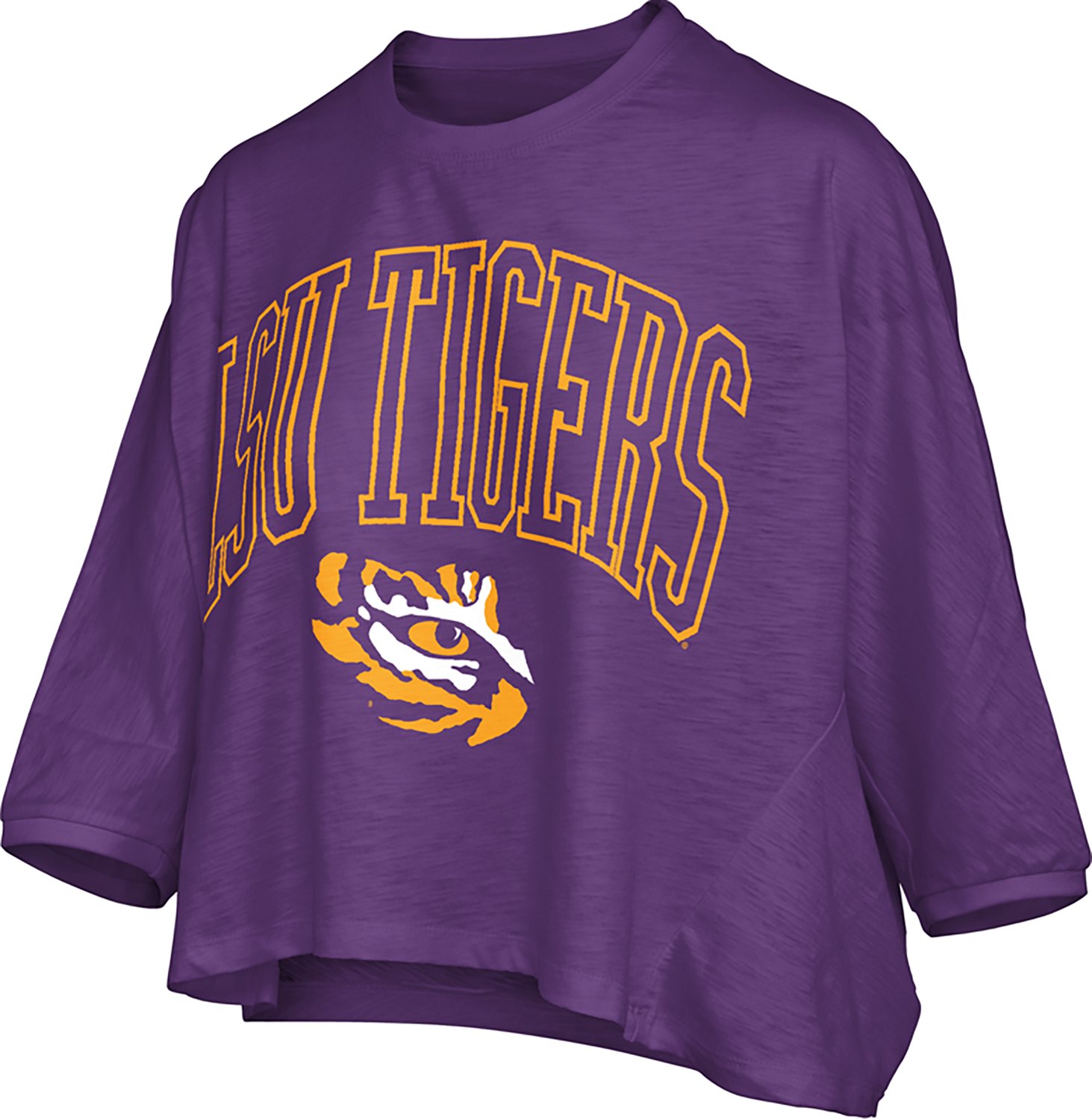 Pressbox Women's LSU New Zealand Maxima Ascher 3/4 Sleeve Top - view number 2