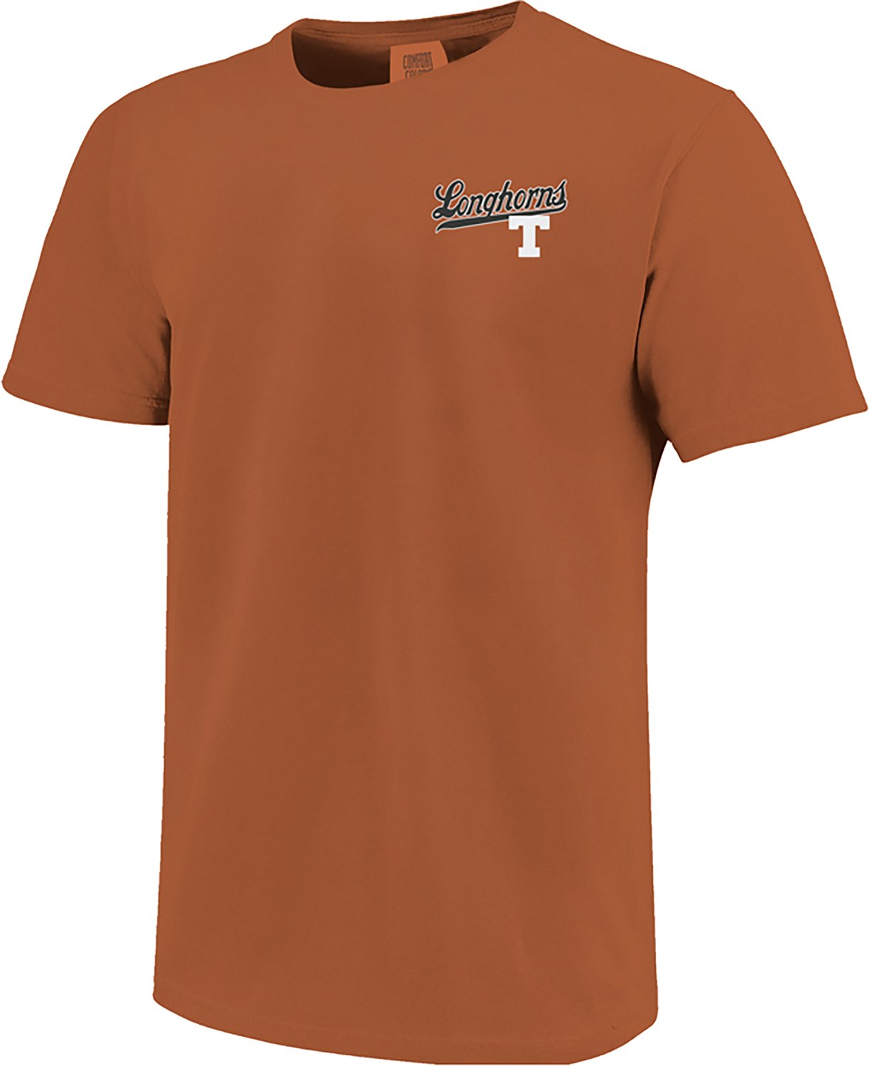 Image One Men's Texas Longhorns Stadium Baseball Script DS Short Sleeve T-shirt - view number 2