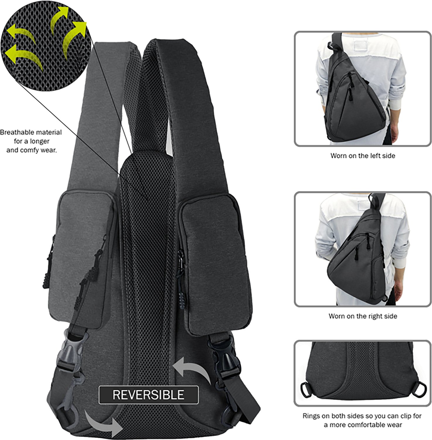 Jessie & James Peyton Sling Shoulder Concealed Carry Backpack                                                                    - view number 6