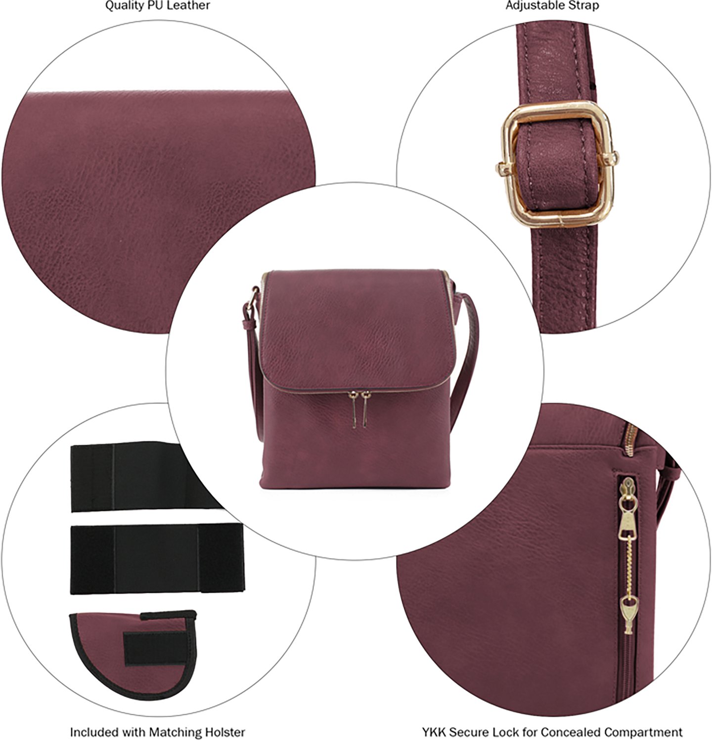 Jessie & James Cheyanne Concealed Carry Lock and Key Crossbody Bag - view number 6