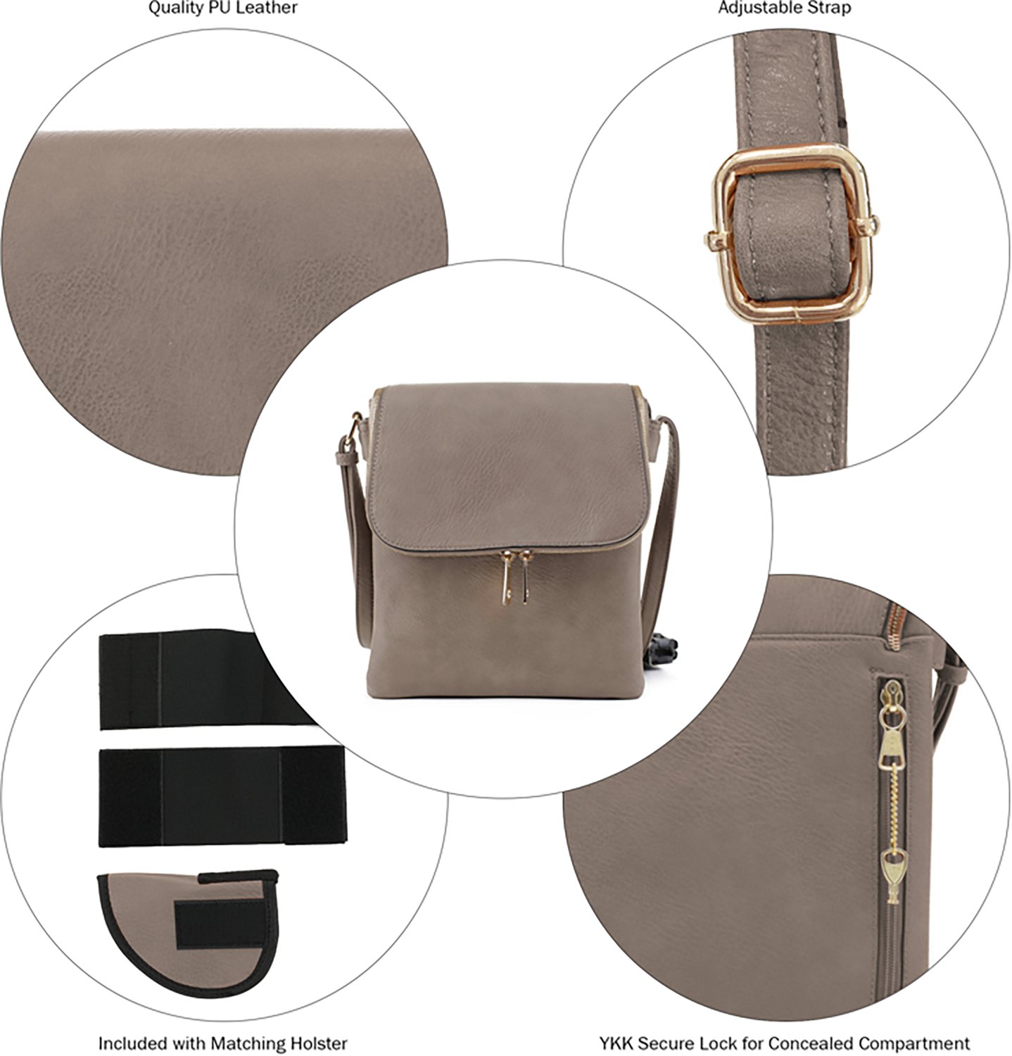 Jessie & James Cheyanne Concealed Carry Lock and Key Crossbody Bag - view number 4