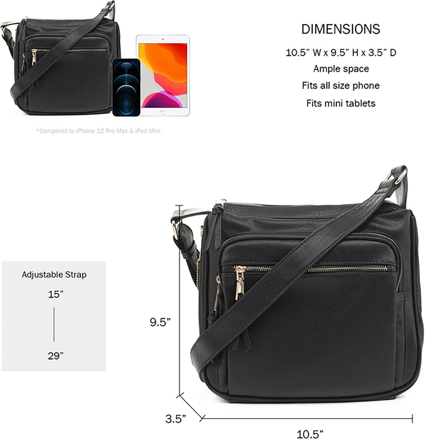 Jessie & James Brooklyn Concealed Carry Lock and Key Crossbody Bag                                                               - view number 3
