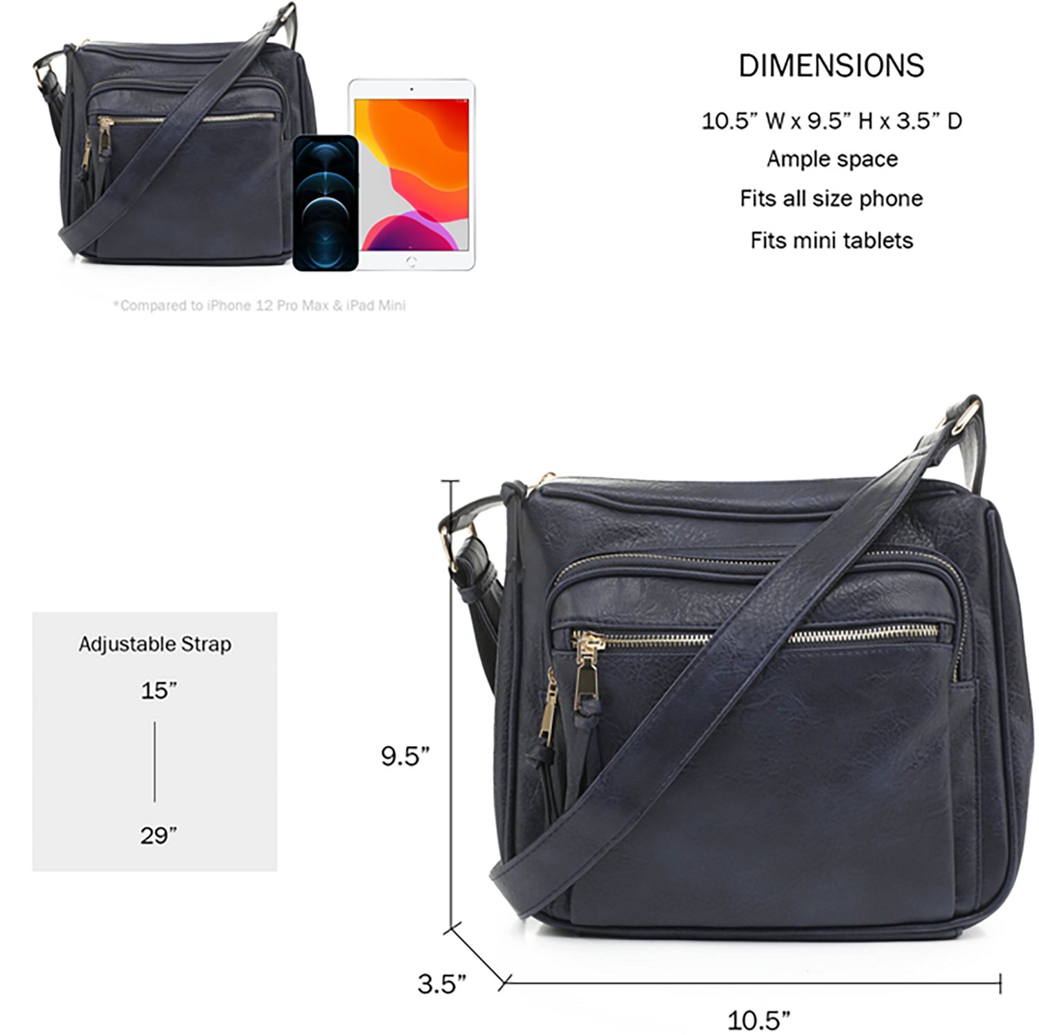 Jessie & James Brooklyn Concealed Carry Lock and Key Crossbody Bag                                                               - view number 2