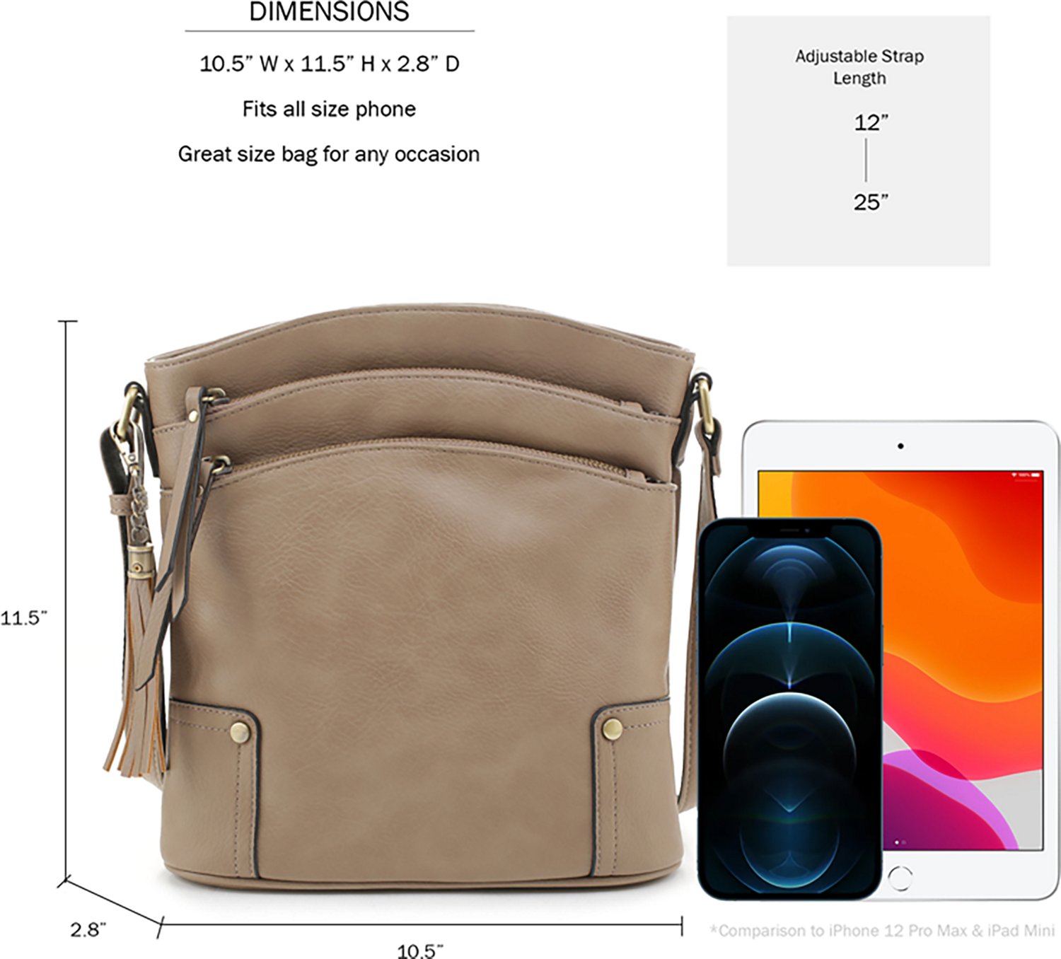 Jessie & James Robin Concealed Carry Lock and Key Crossbody Bag - view number 7