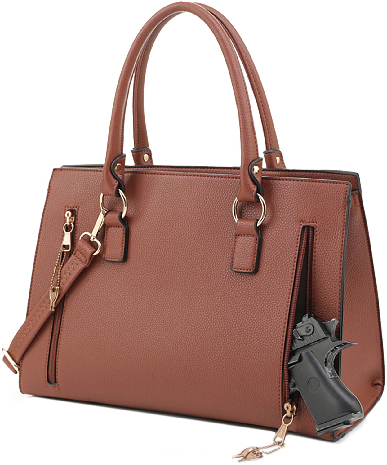 Jessie & James Dina Concealed Carry Lock and Key Satchel                                                                         - view number 2