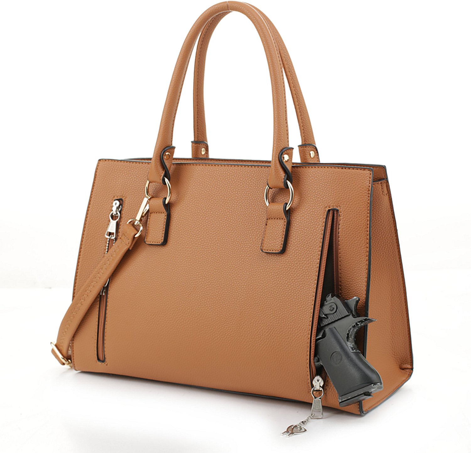 Jessie & James Dina Concealed Carry Lock and Key Satchel                                                                         - view number 2