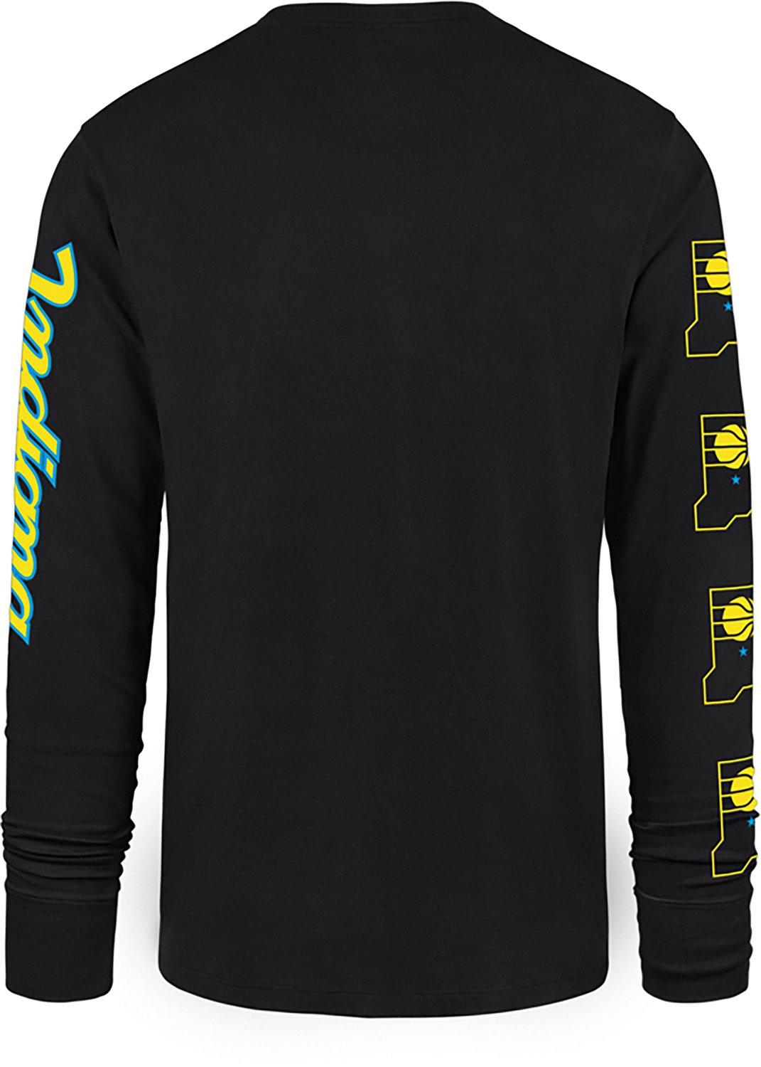 '47 Men's Indiana Pacers City Edition Triplet Franklin Long Sleeve T-shirt - view number 2
