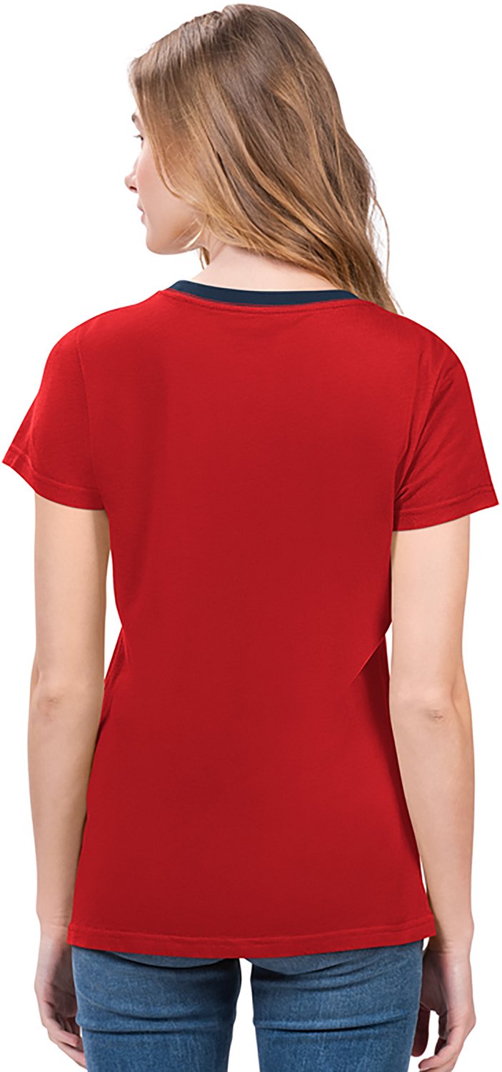 G-III for Her Women's Atlanta Braves Racer Crew Neck Short Sleeve T-shirt - view number 2