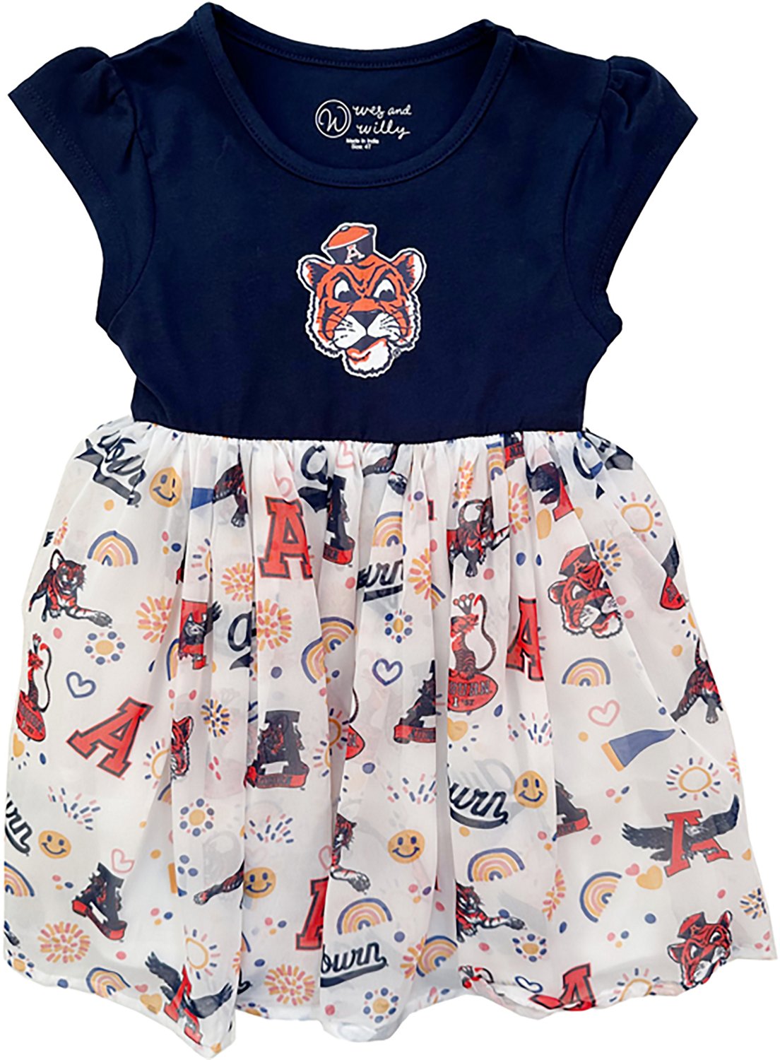 Wes & Willy Toddler Girls’ Auburn University Printed Princess Dress