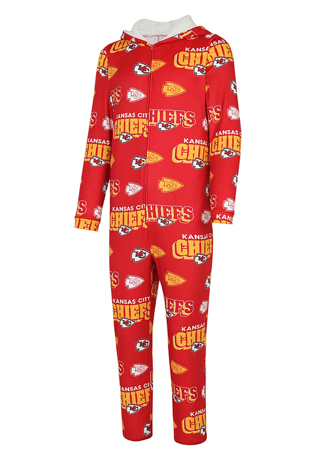 Concepts Sport Men's Kansas City Chiefs Roadway All Over Print Microfleece Union Suit - view number 1