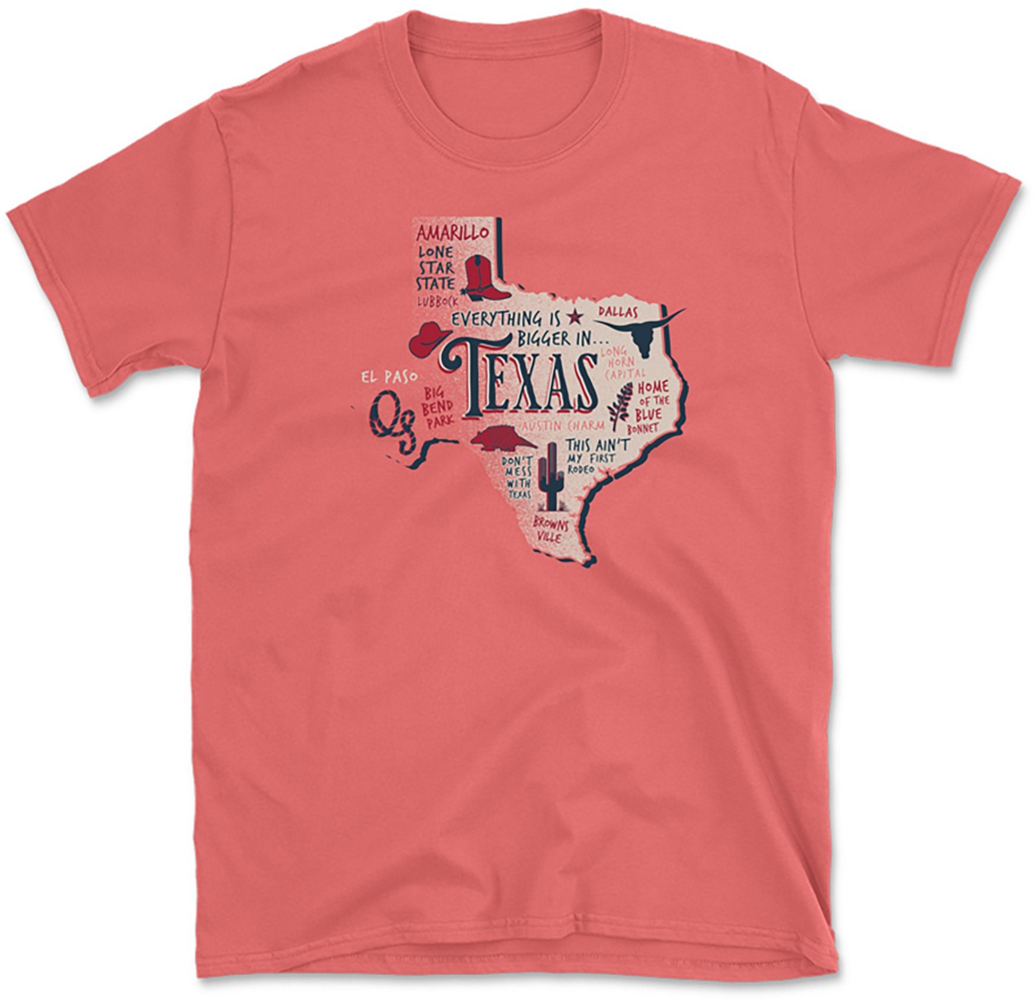 State Life Women's Texas State Icon Short Sleeve T-shirt - view number 2