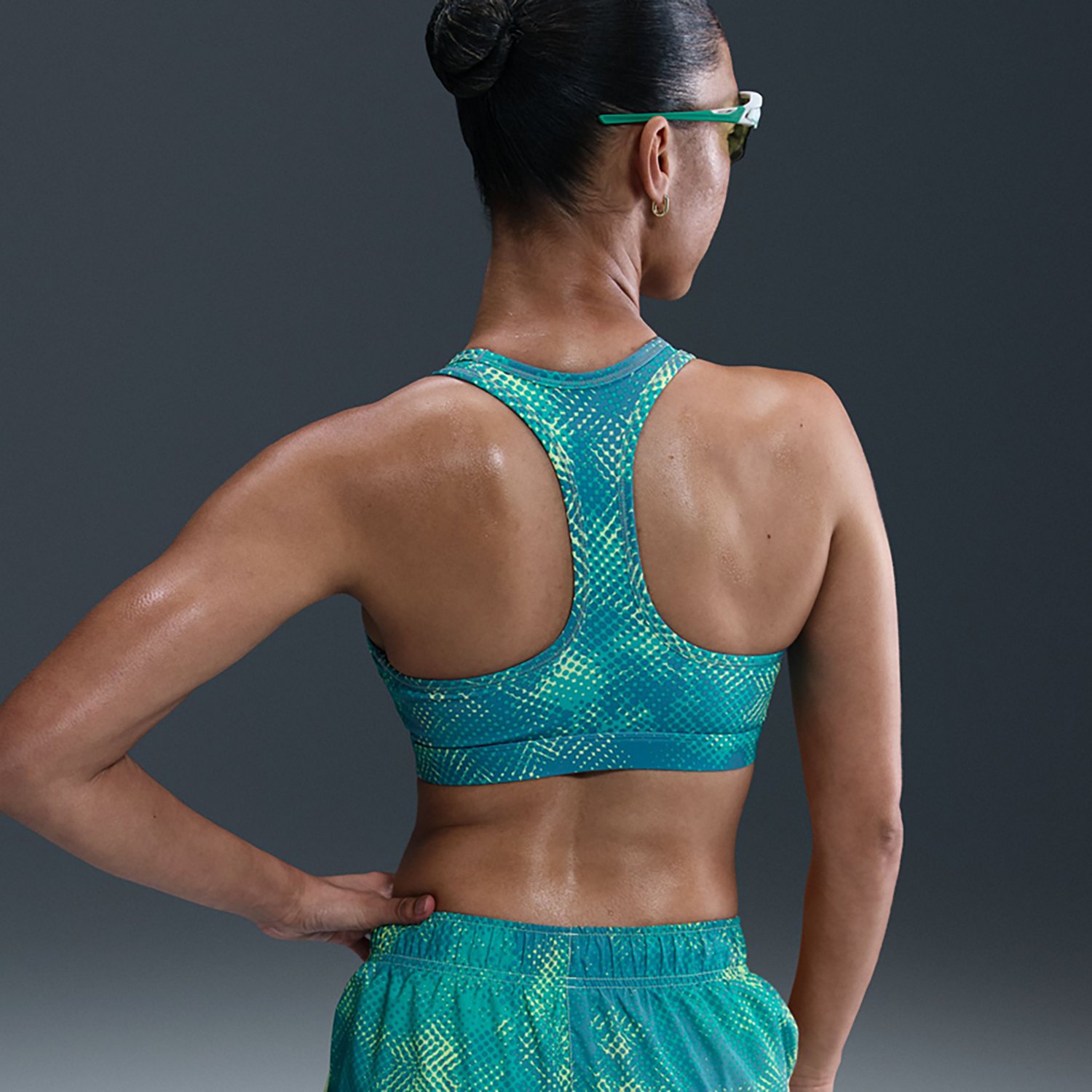 Nike Women's Dri-FIT Swoosh Medium Support Sports Bra - view number 2