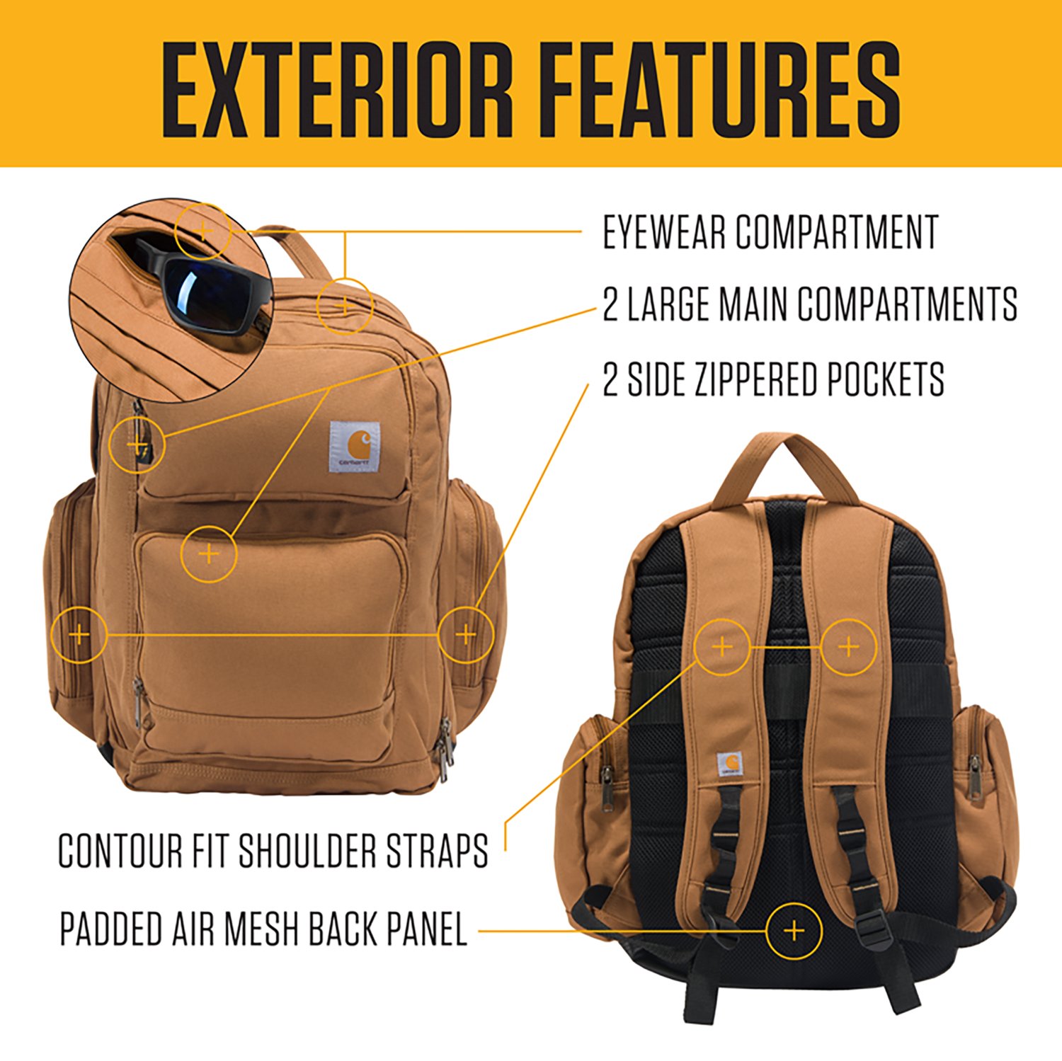 Carhartt 35L Triple-Compartment Backpack - view number 2