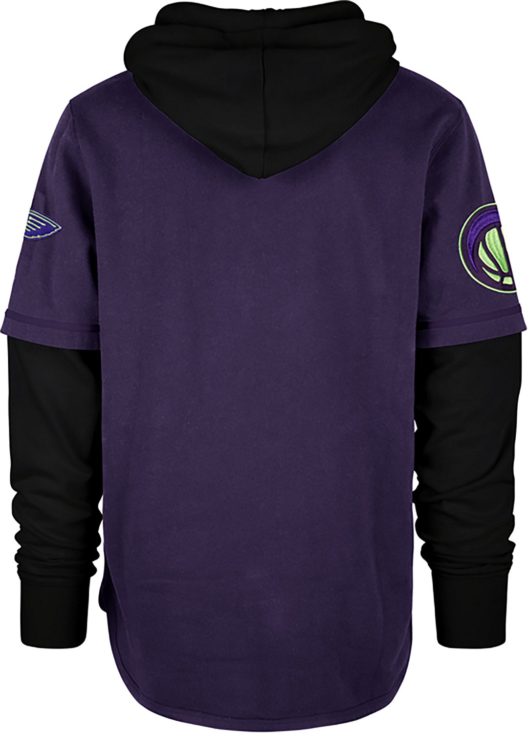 '47 New Orleans Pelicans Men's City Edition Trifecta Shortstop Long Sleeve Pullover - view number 2