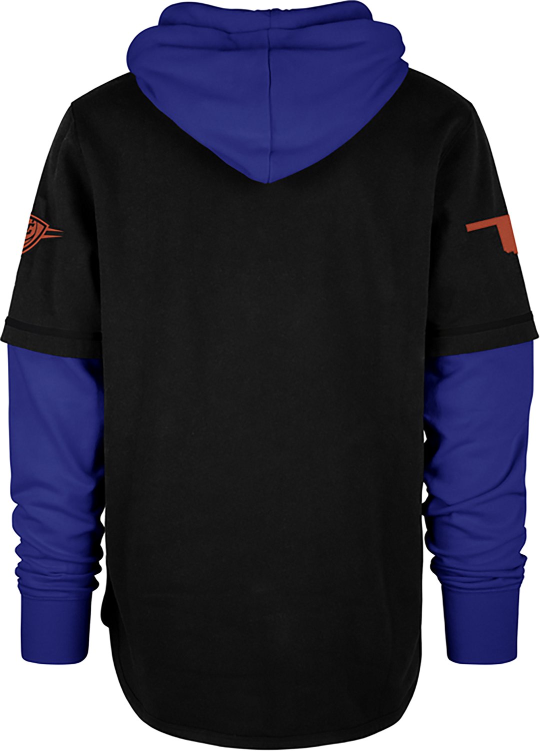 '47 Oklahoma City Thunder Men's City Edition Trifecta Shortstop Long Sleeve Pullover - view number 2