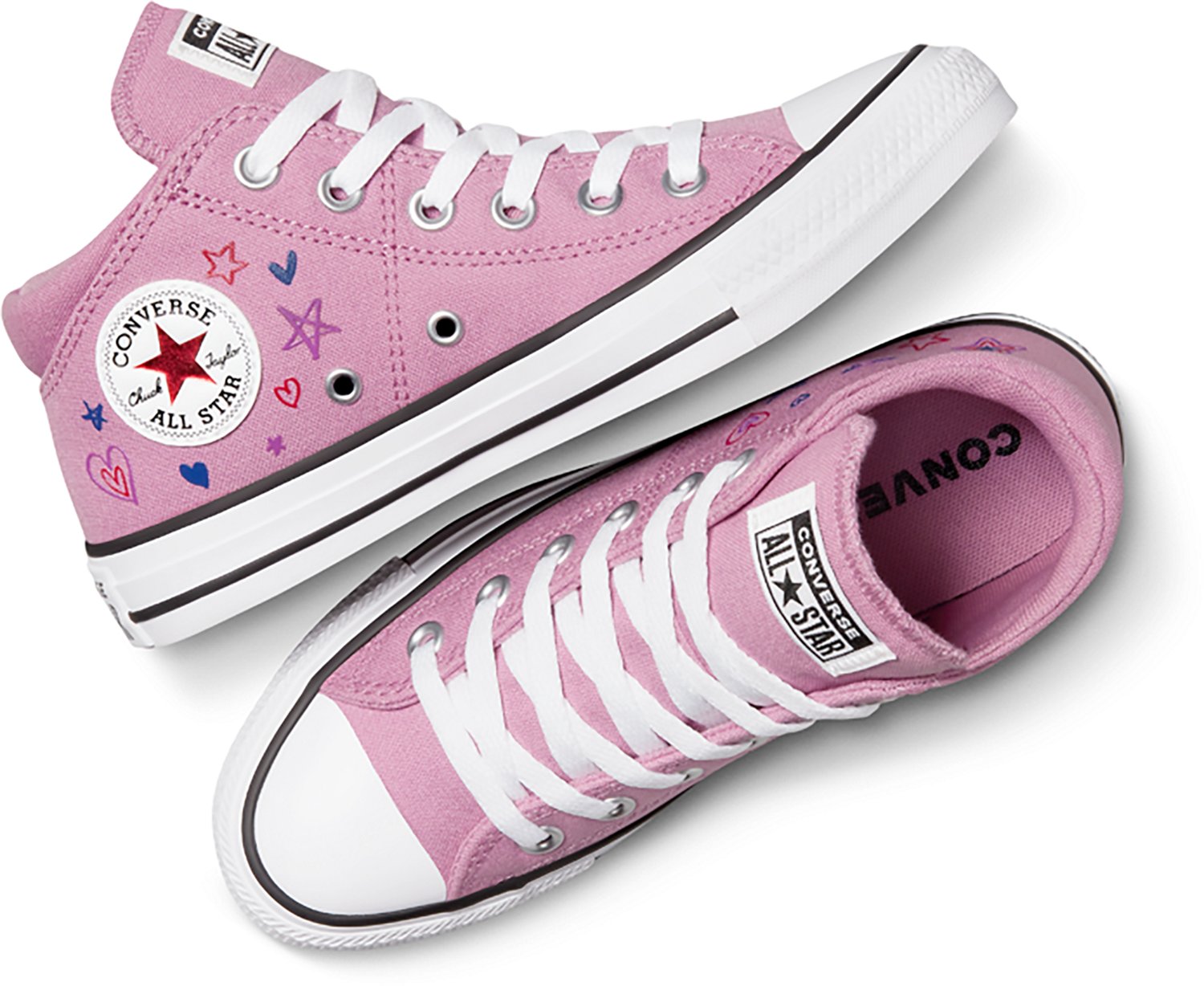 Converse Girls' Chuck Taylor All Star Maddison Mid Shoes - view number 5