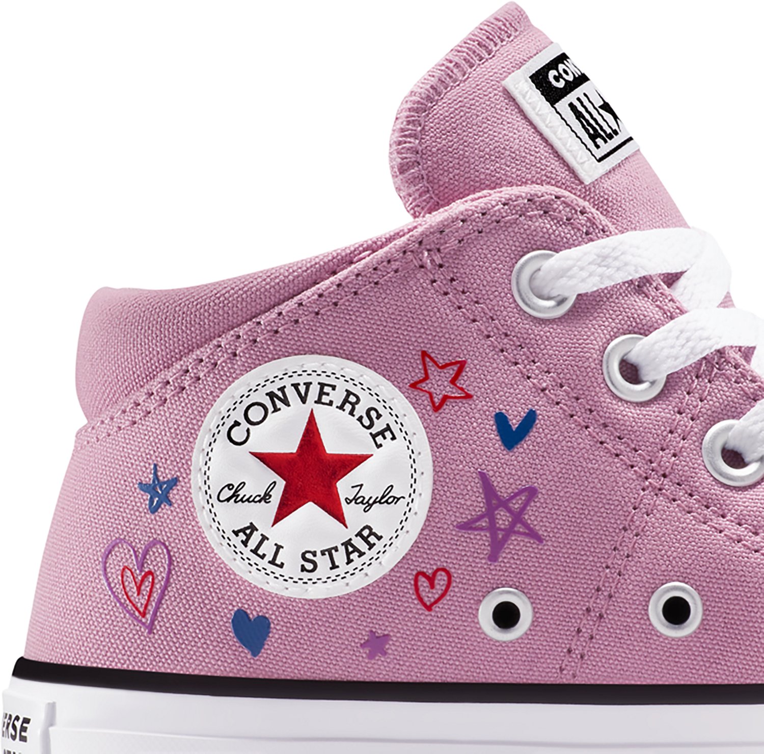 Converse Girls' Chuck Taylor All Star Maddison Mid Shoes - view number 7