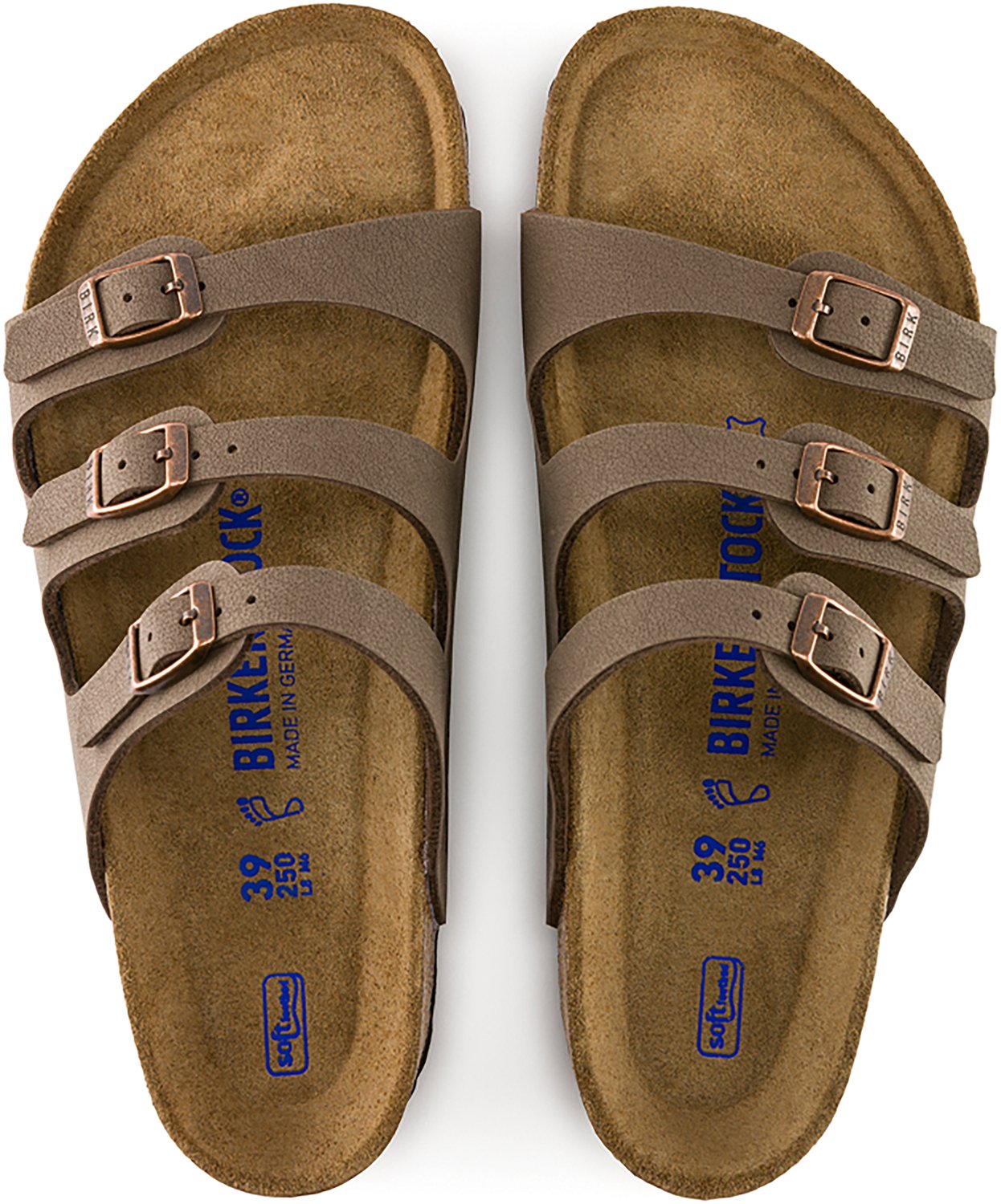 Birkenstock Women's Florida Soft Footbed 3 Strap Sandals                                                                         - view number 3