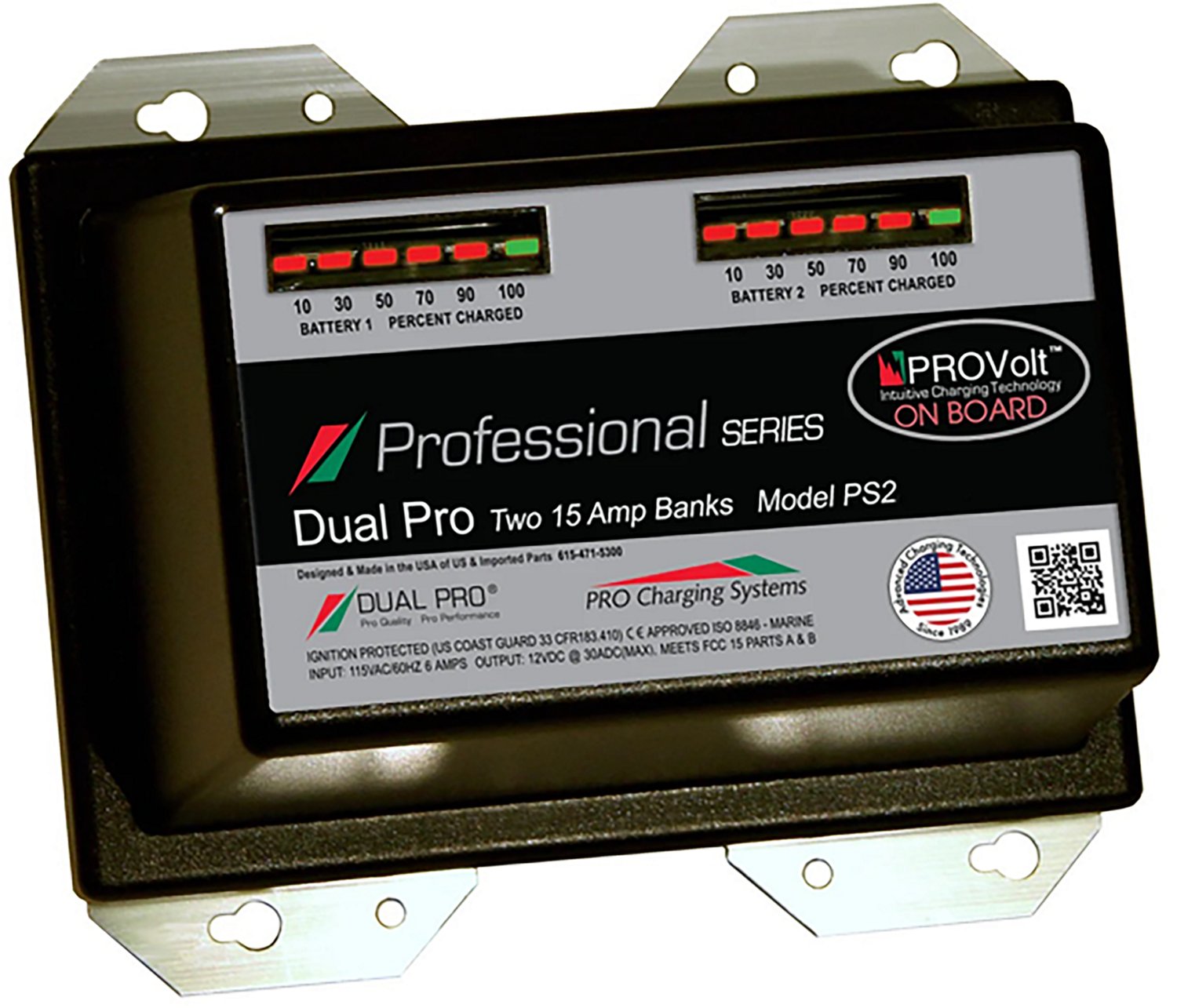 Interstate Batteries 2-Bank 12V Charger